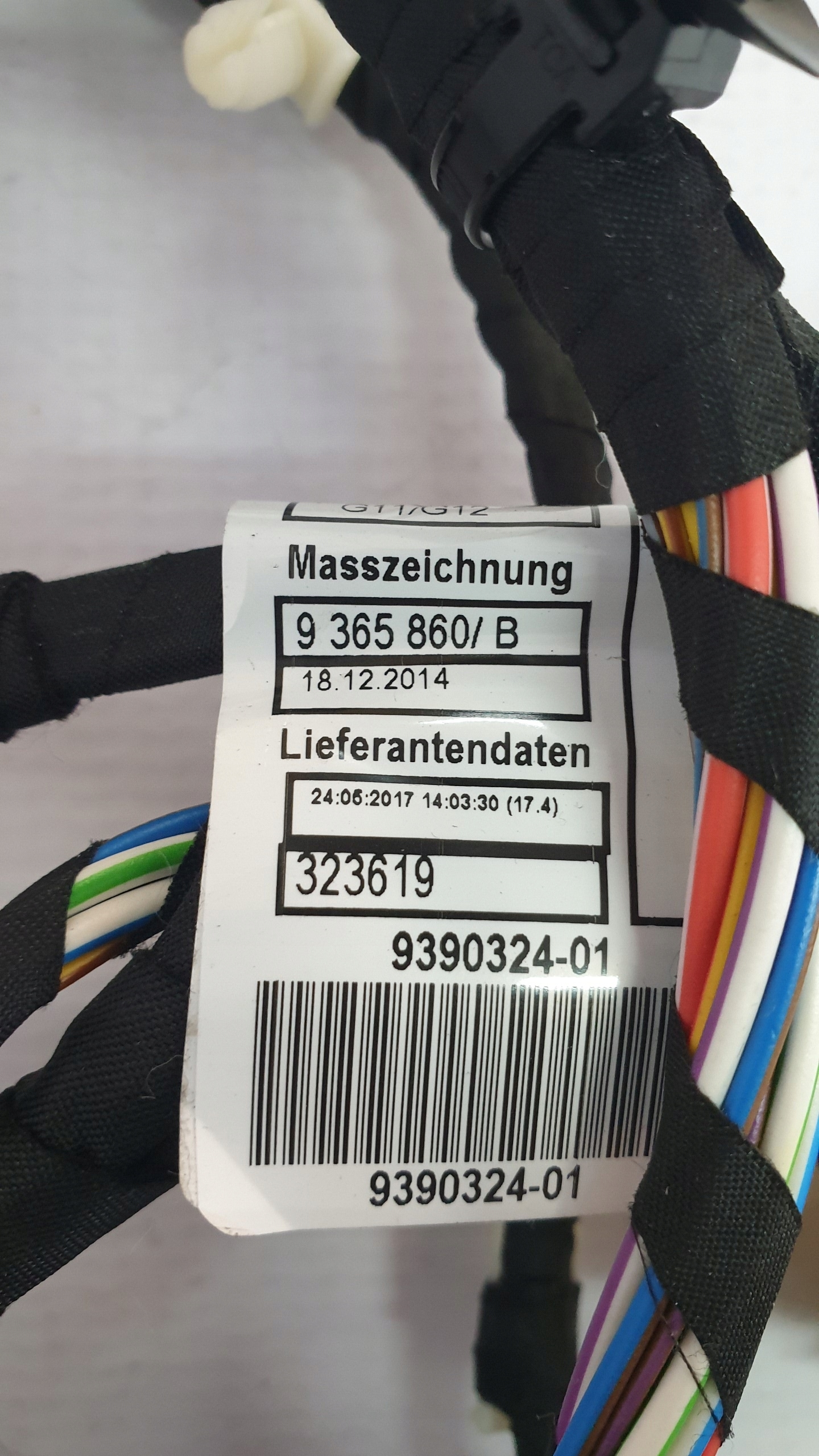 Wiązka kabli fotela BMW G11 G12 9365860 - galeria
