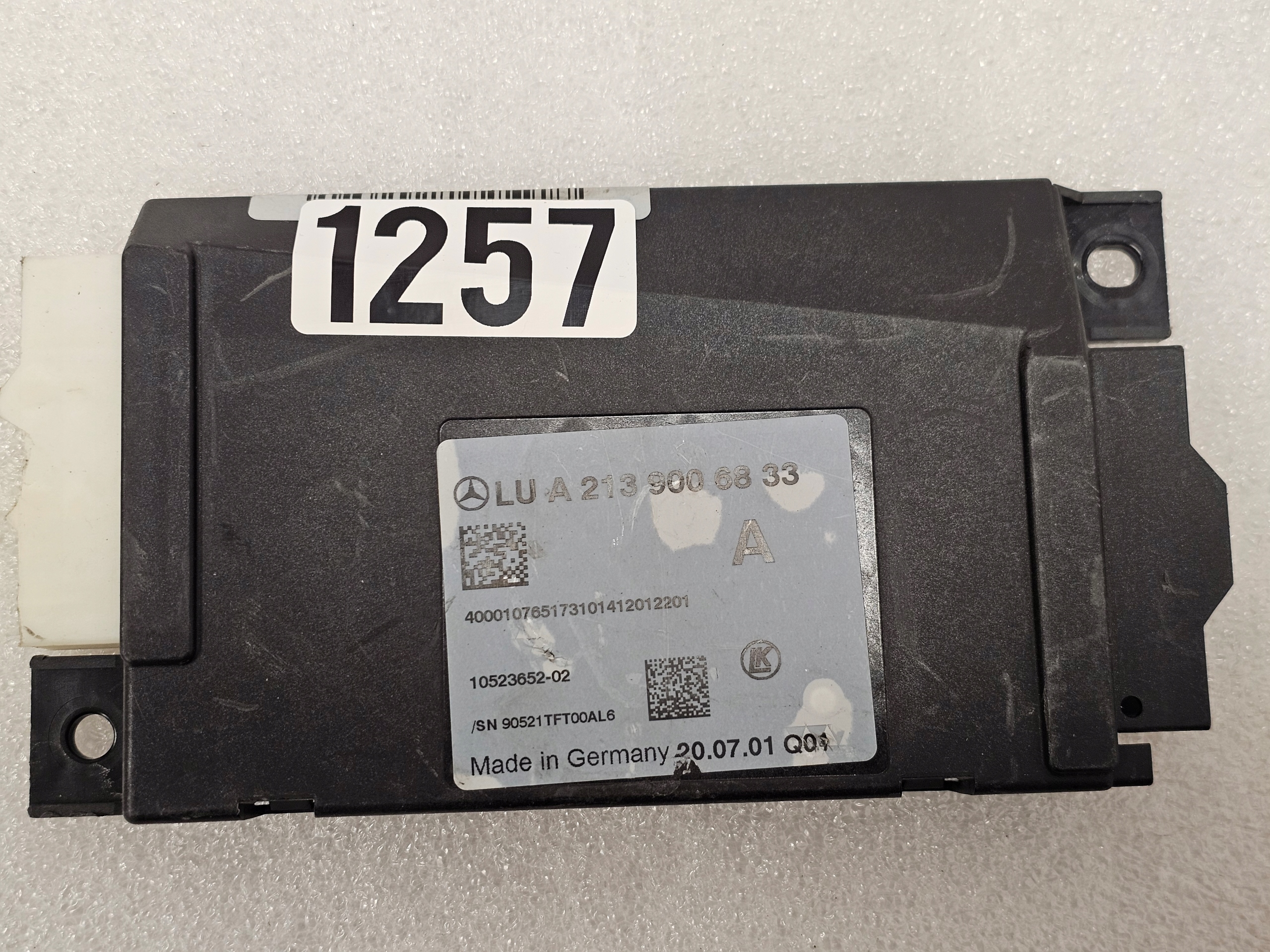 Moduł Stacyjki Mercedes A2139006833 W213 W257 W238 - galeria