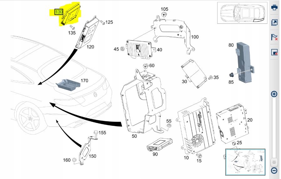 Moduł Sterownik Hermes Mercedes A1679004712 - galeria