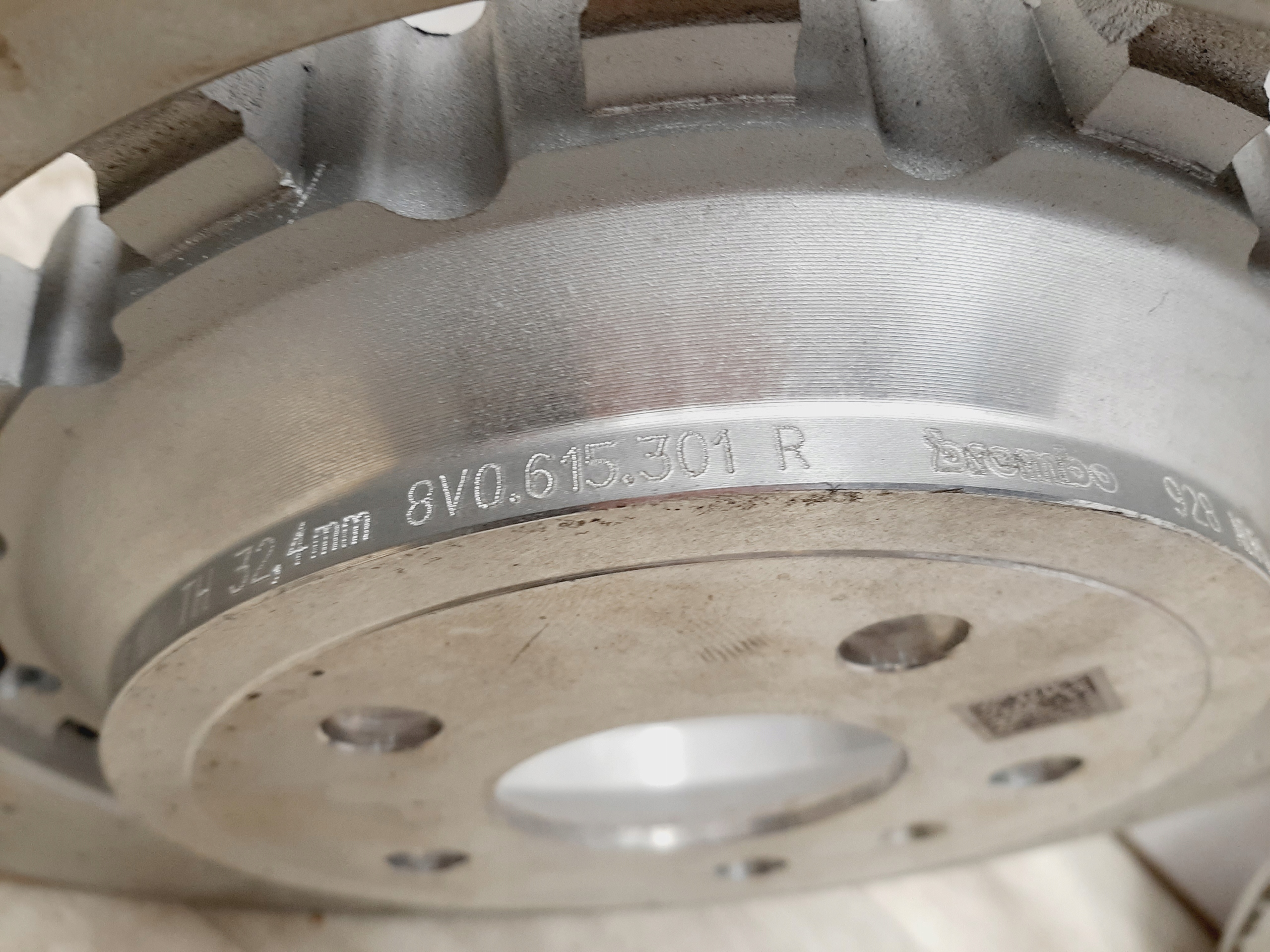 Tarcze Audi PRZÓD RS3 8V 370x34 OEM Oryginał KOMPLET - galeria