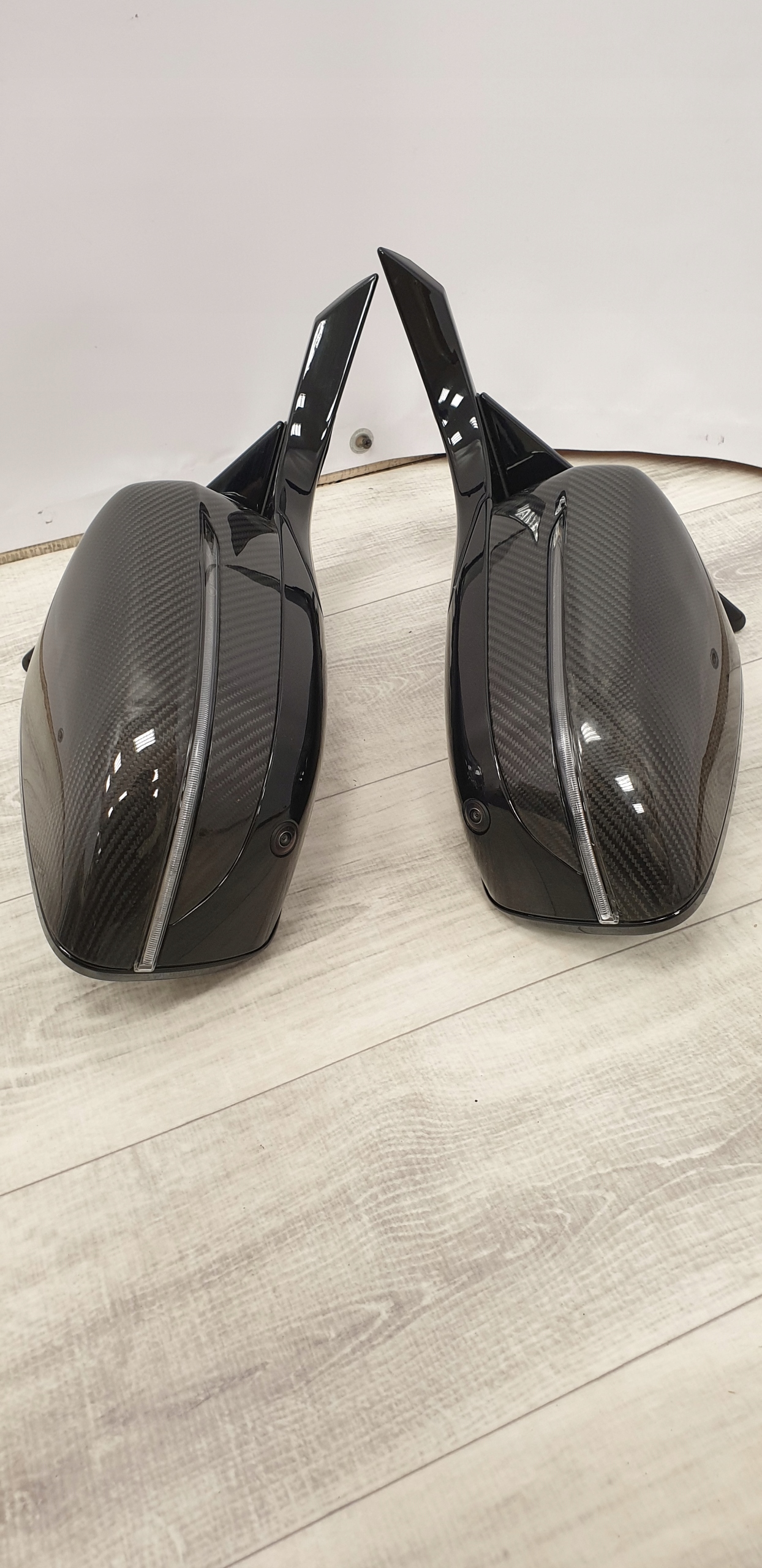 Lusterko PRAWE BMW 8 G14 G15 G16 CARBON 9 PIN - galeria