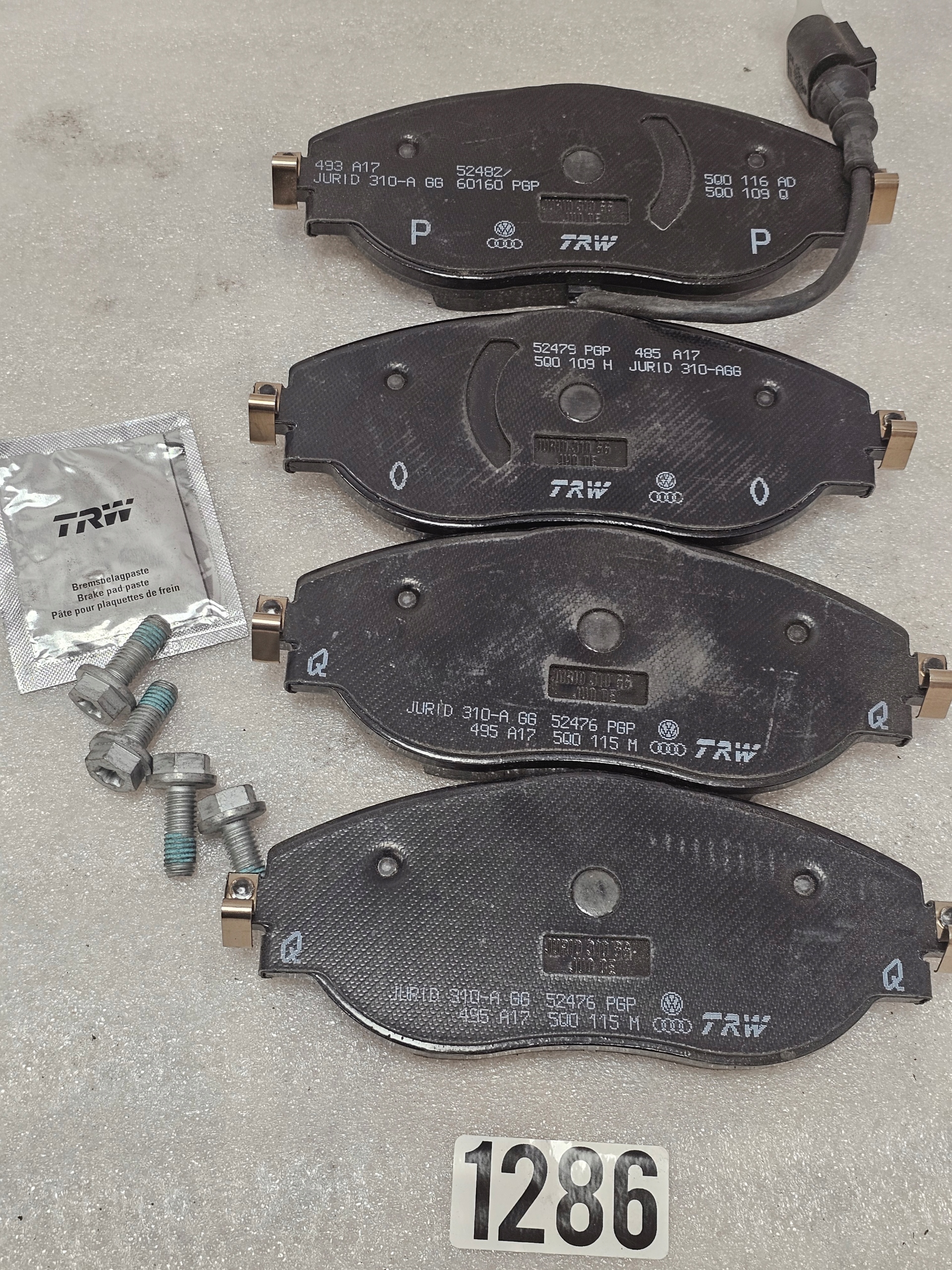 Klocki Audi Przód Przednie OEM 5Q0698151AJ - galeria
