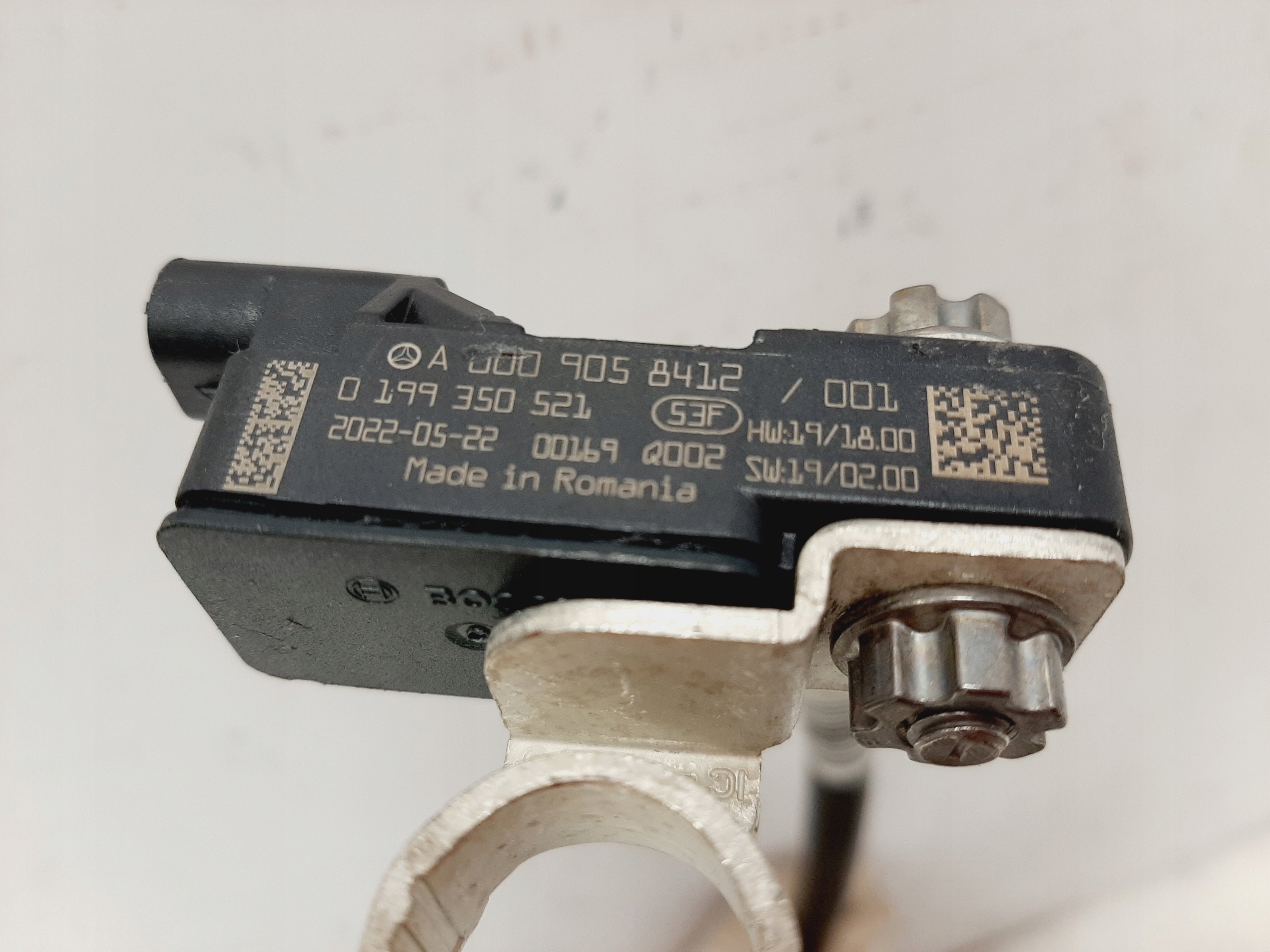 Klema Minusowa Czujnik Akumulatora Mercedes W205 W238 - galeria