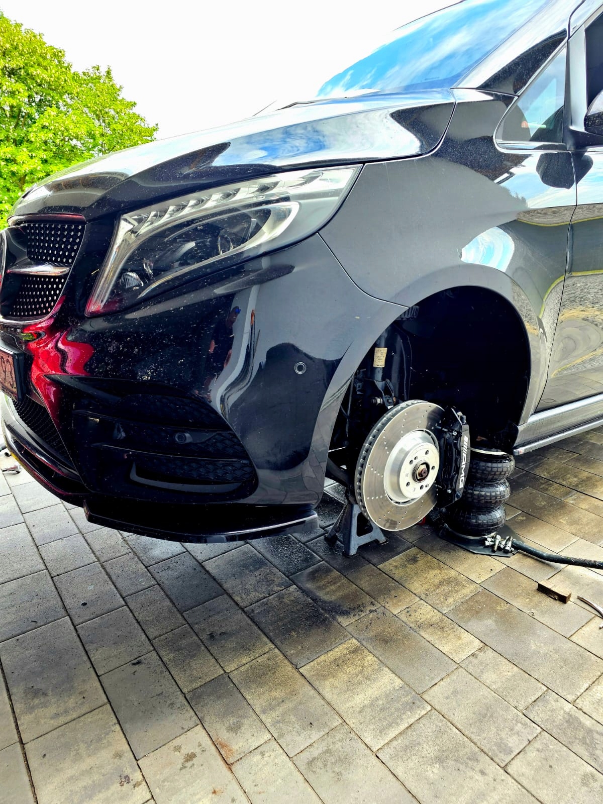 Zaciski Tarcze Hamulce Mercedes W447 V Tarcze Zestaw BigBrake 390 - galeria