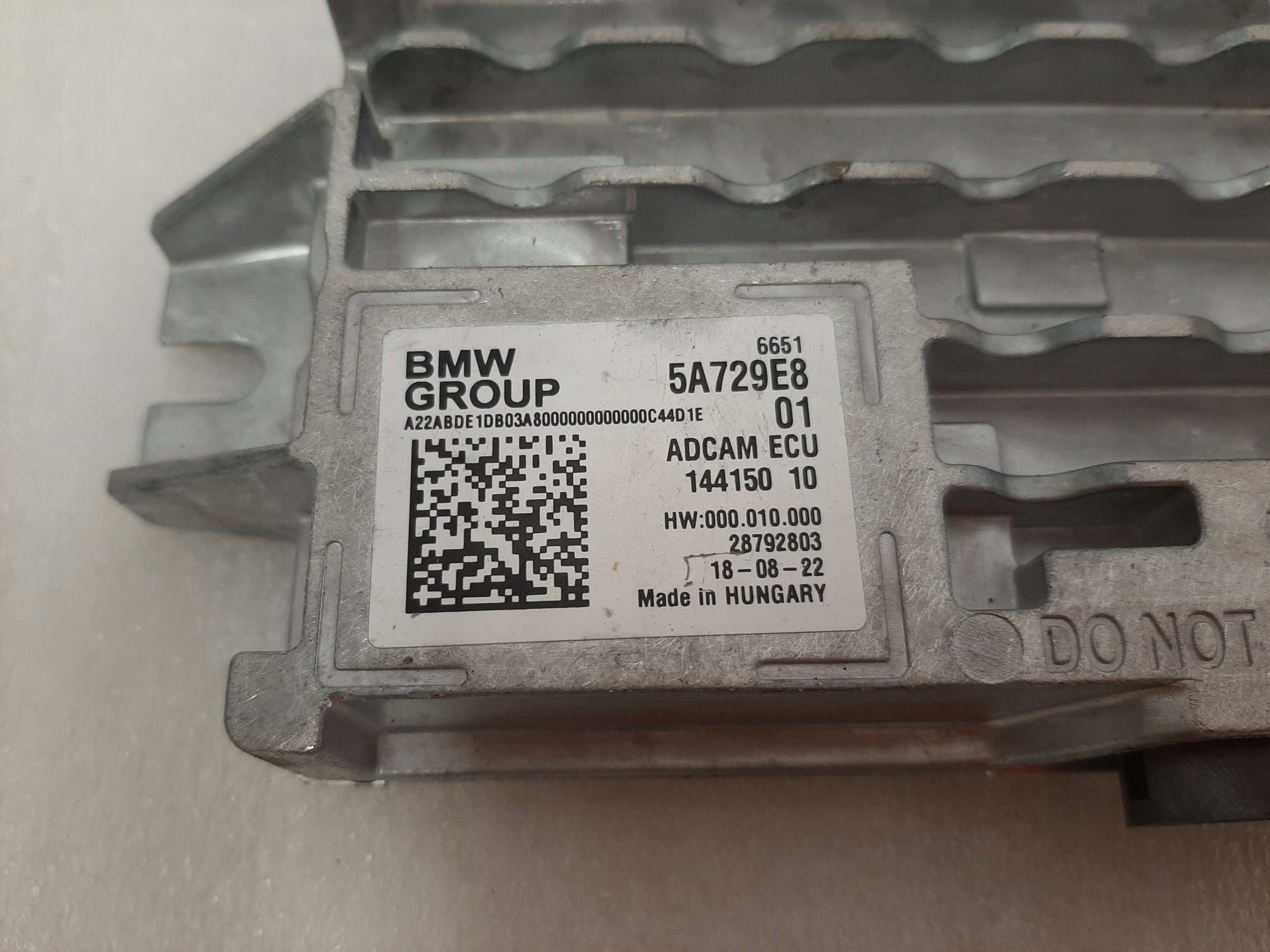 Sterownik Kamery Autonomicznej Jazdy ADCAM 5A729E8 I20 U11 G07 - galeria