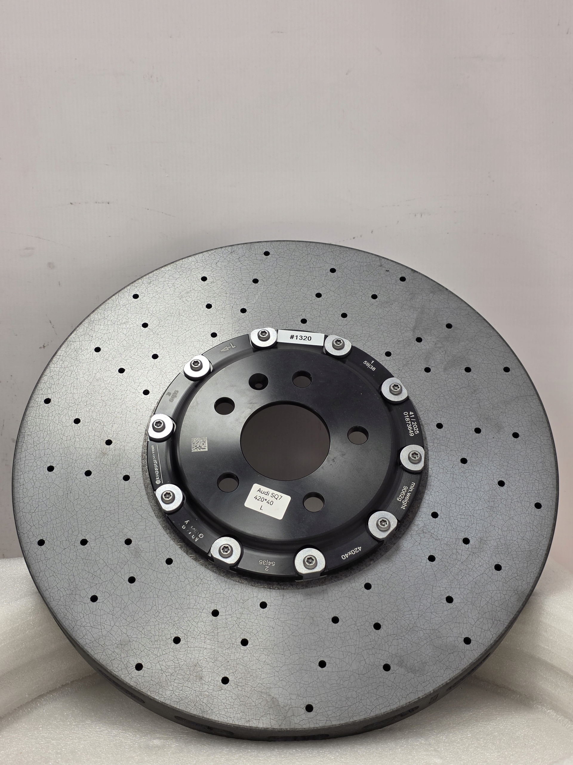 Tarcze Tarcza CERAMICZNE Audi A8 S8 D5 SQ7 SQ8 4M E-Tron GT PRZÓD PARA - galeria
