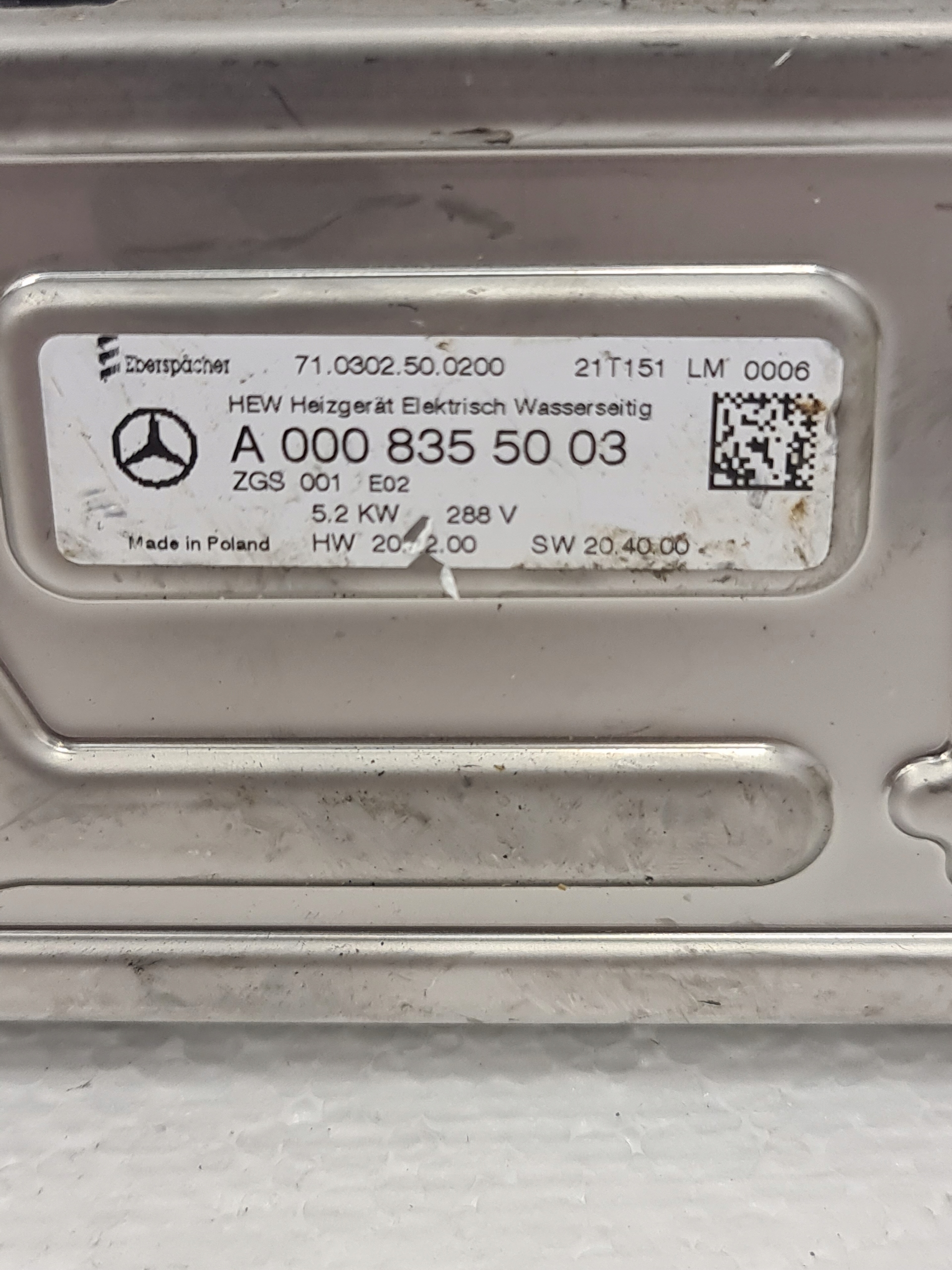 Nagrzewnica baterii Mercedes EQE EQS W295 W297 - galeria