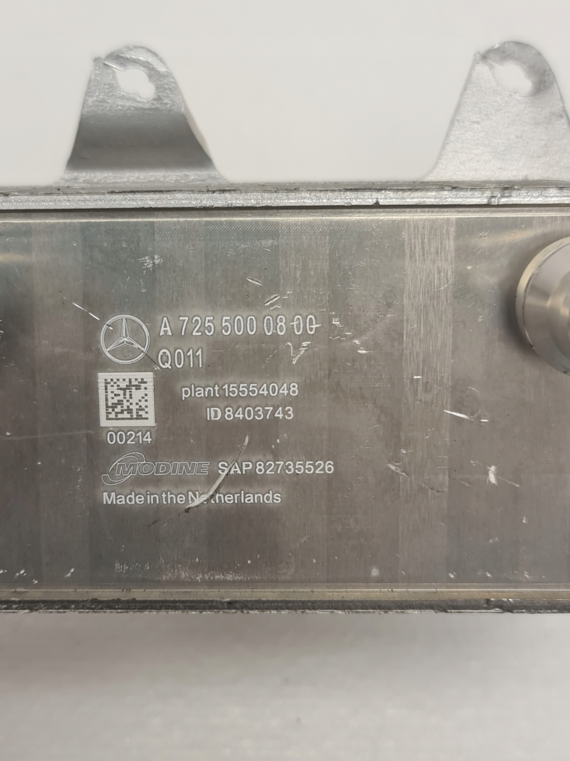 Chłodnica oleju skrzyni 9G Mercedes A7255000800 FV - galeria