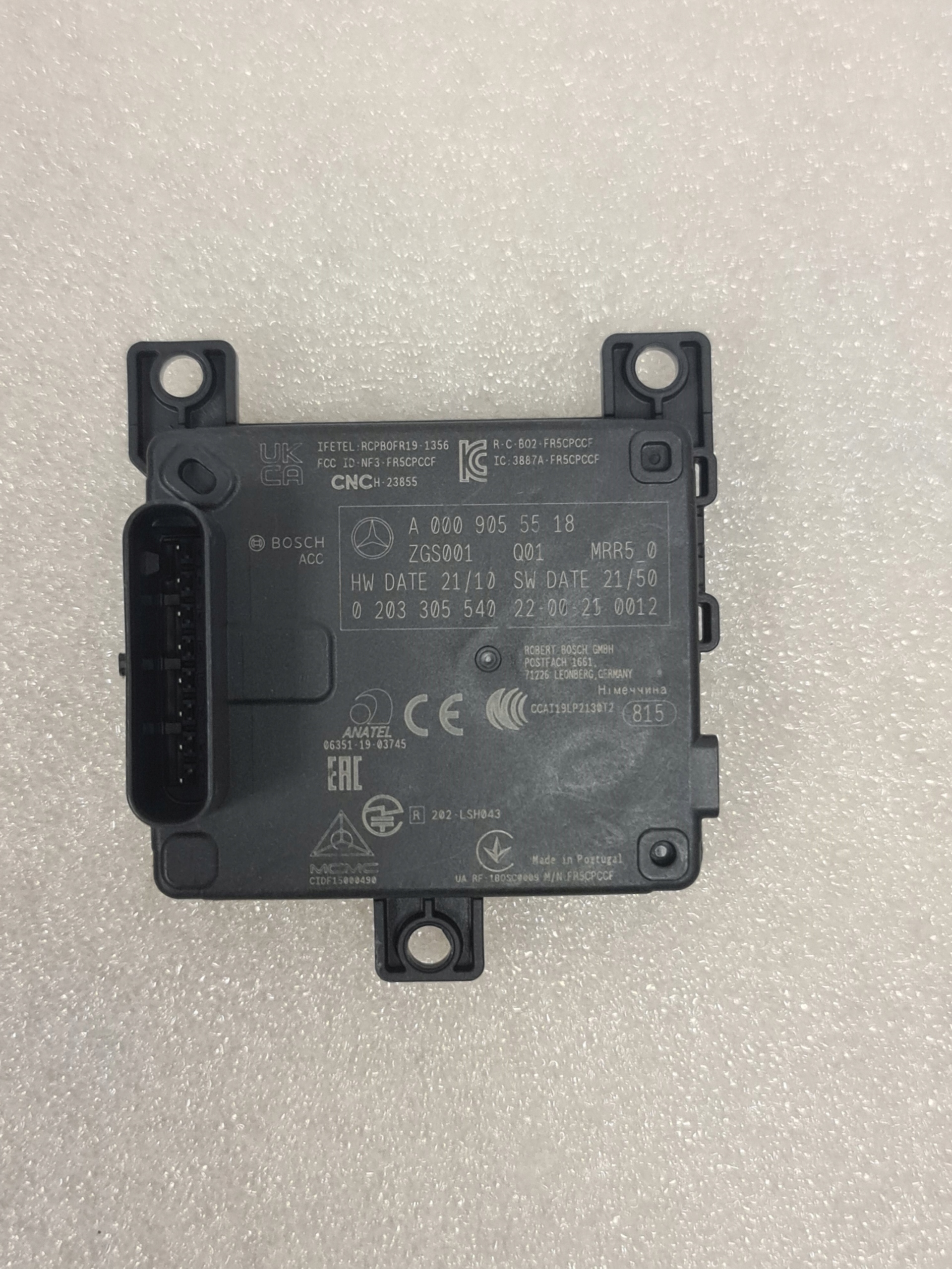 Radar Distronic Mercedes A0009055518 W205 W223 - galeria