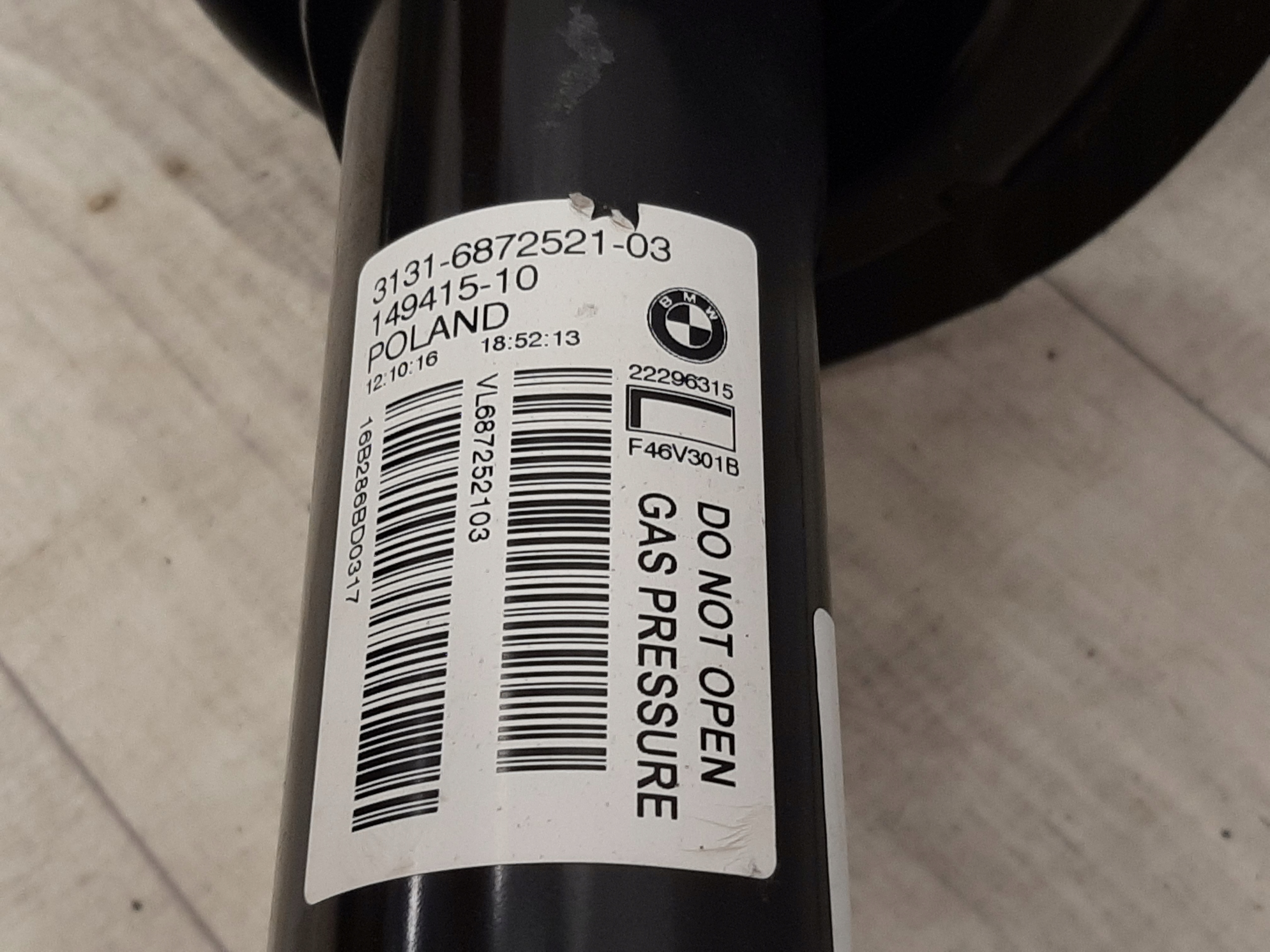 Amortyzator BMW F45 F46 Lewy Przedni Przód - galeria