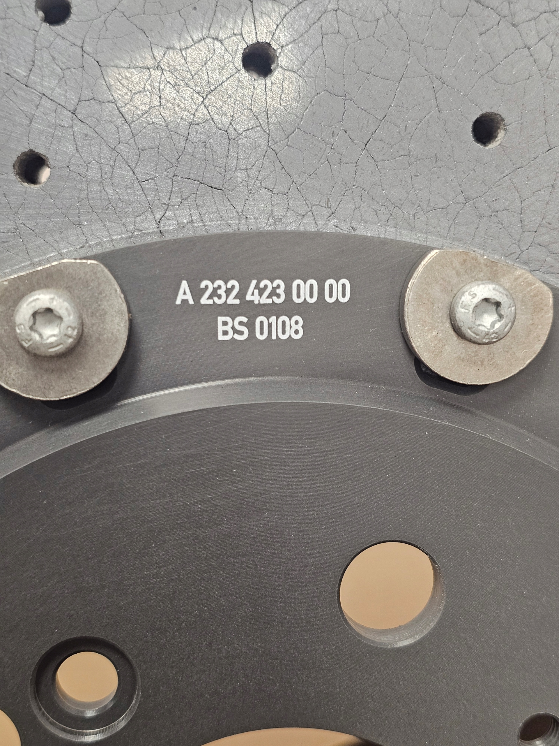 Tarcza CERAMICZNA Mercedes W223 W232 Tył Tylna PRAWA Rear Brake Disc RIGHT - galeria