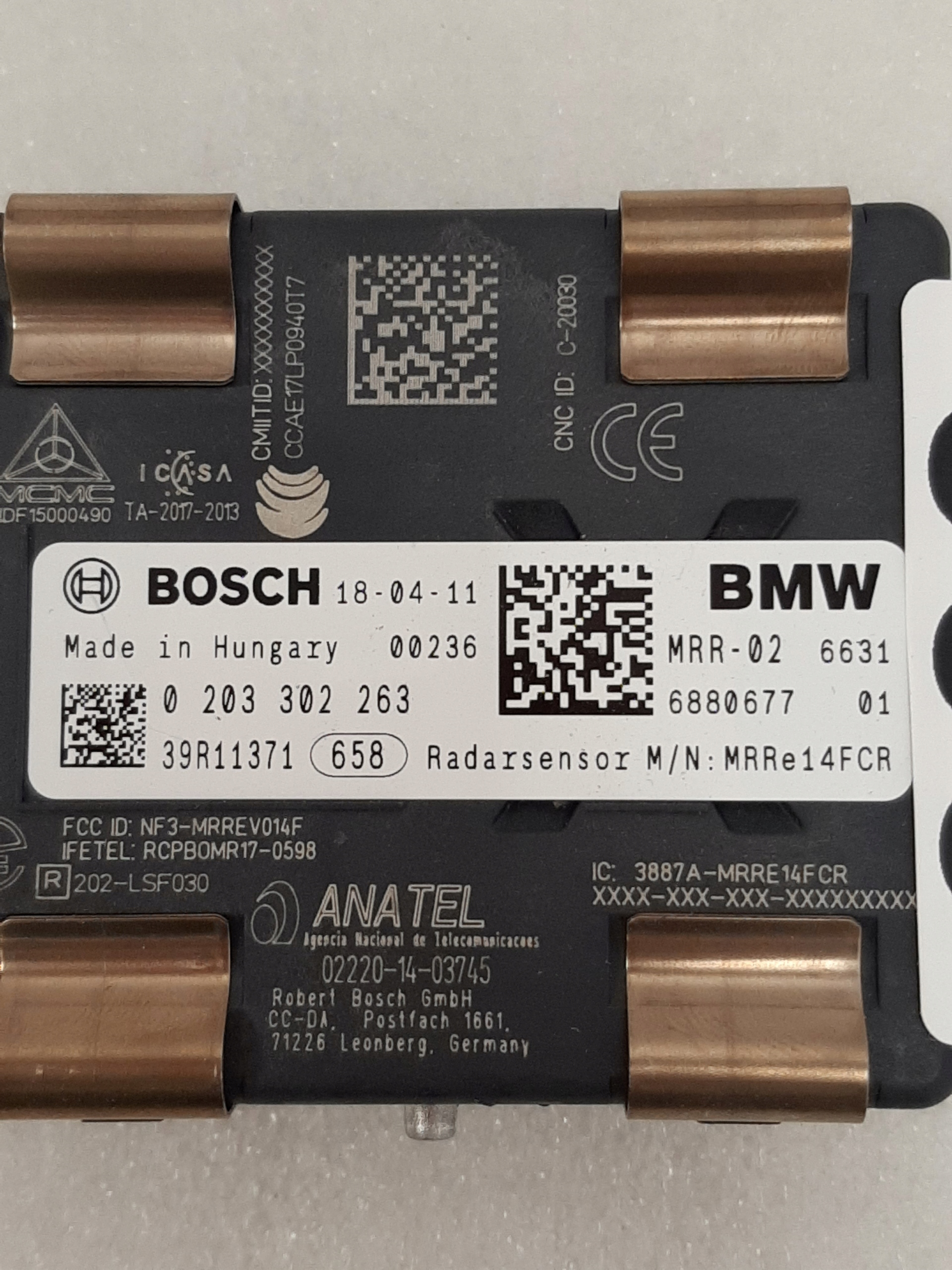 Radar Czujnik ACC BMW G29 Z4 G05 G06 F40 G20 MRR 02 - galeria