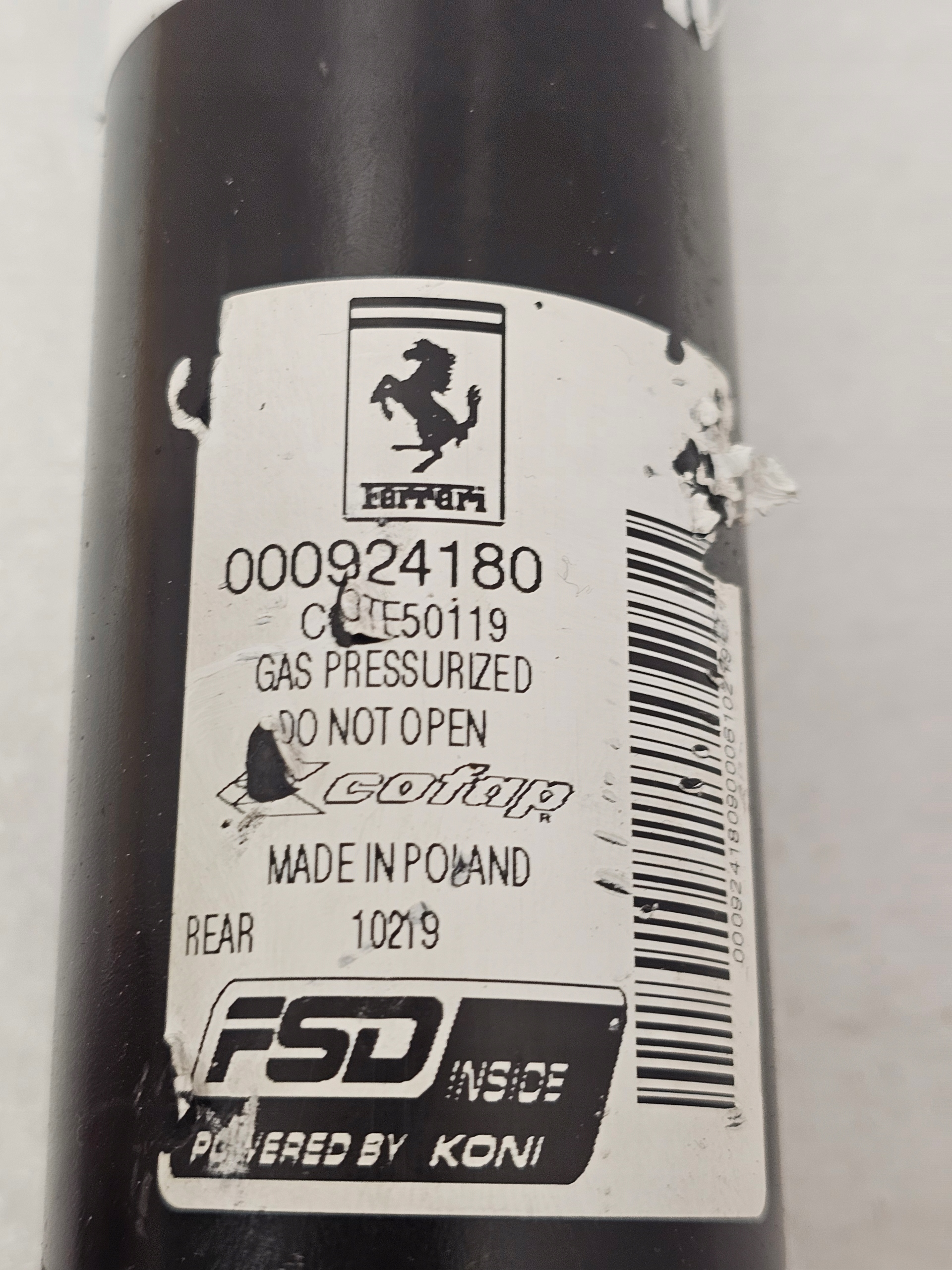 Amortyzator Shock Absorber Ferrari Tył Tylny Portofino Roma - galeria