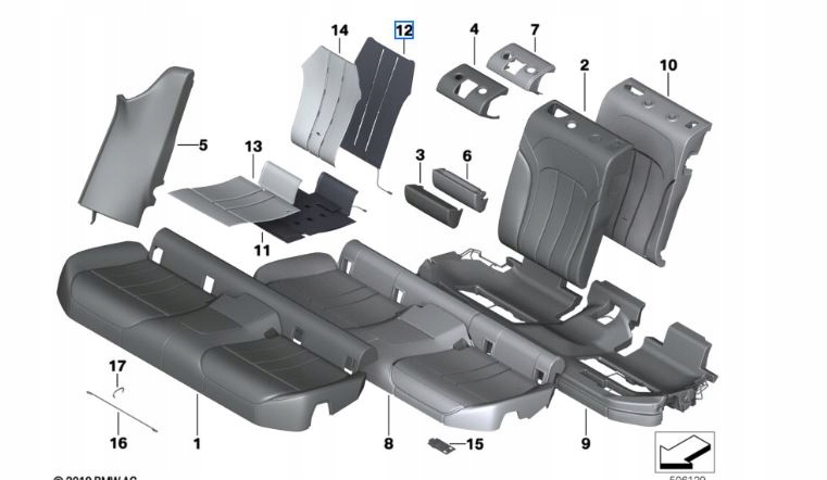 Mata grzewcza podgrzewanie kanapy Oparcia BMW G32 GT - galeria