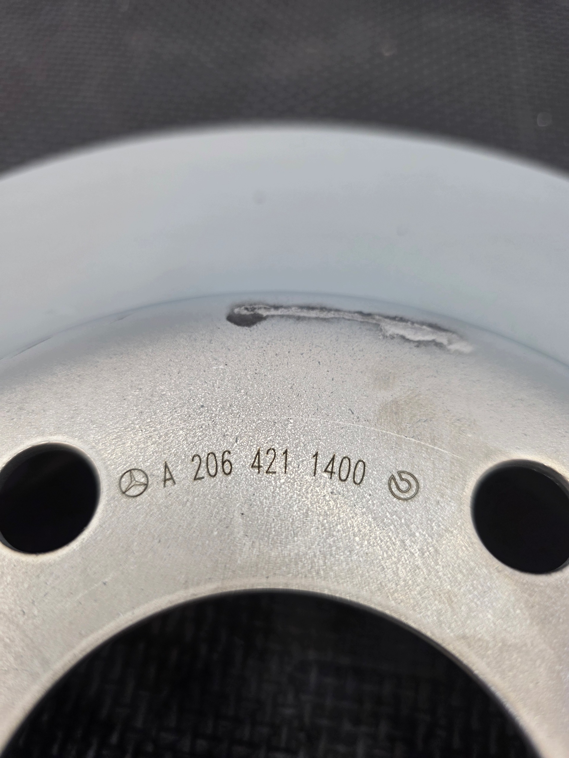 Tarcze PRZÓD Mercedes OEM W206 W214 W254 ORYGINAŁ PARA Komplet - galeria