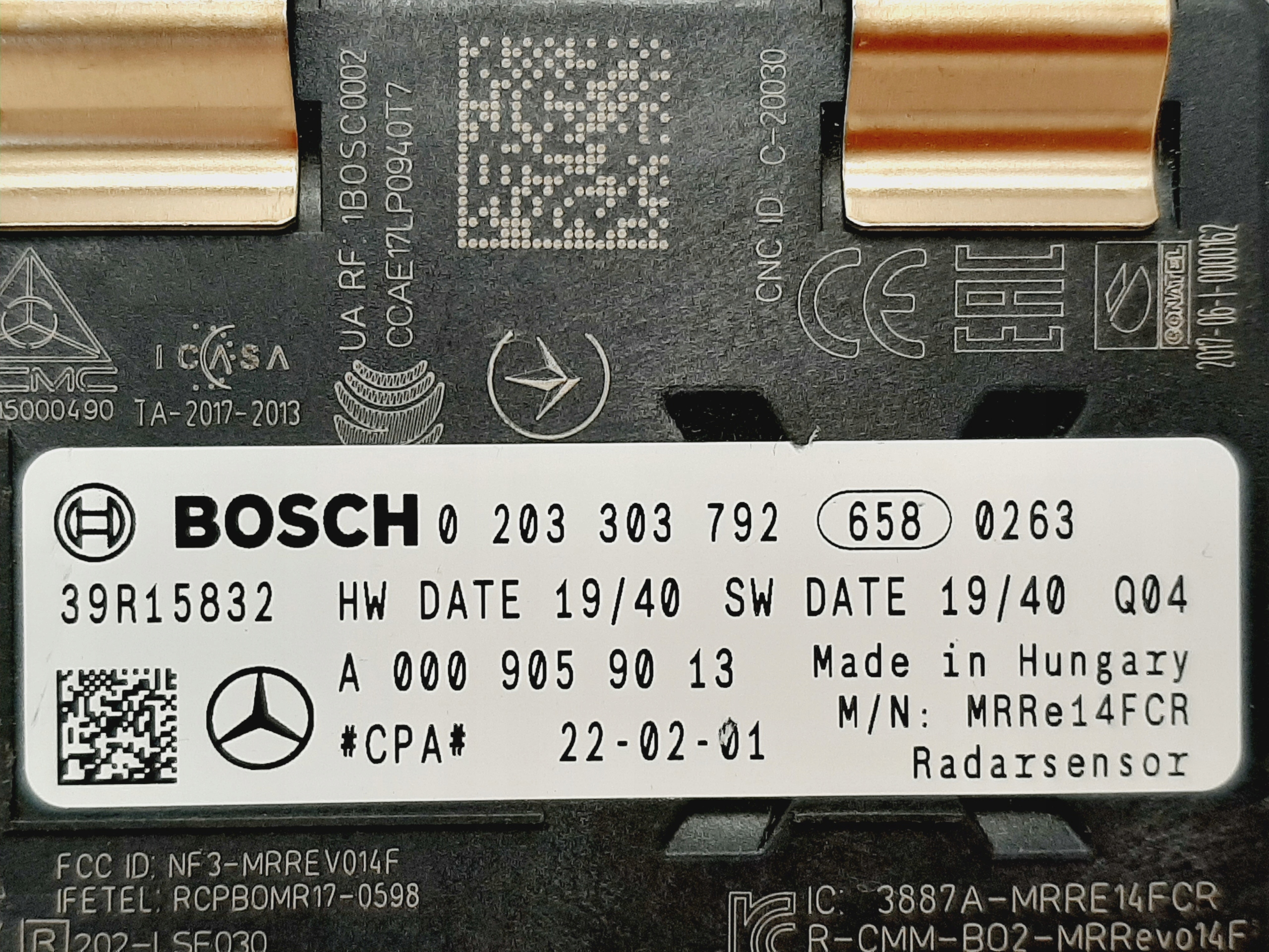 Radar Mercedes ACC Distronic A0009059013 W205 W253 - galeria