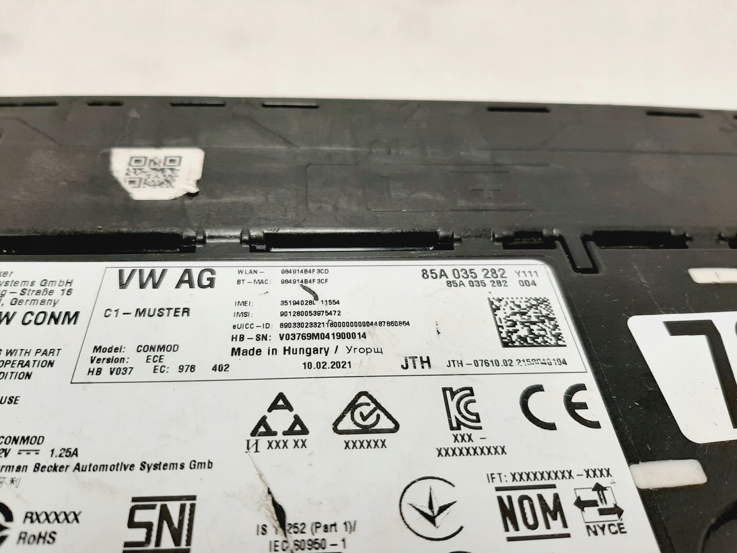 Moduł Telematic Telematik Audi 85A035282A - galeria