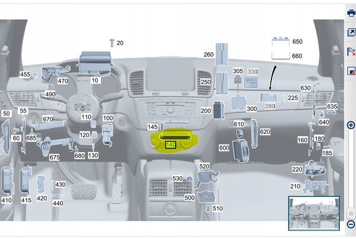 Moduł Keyless Mercedes A1679009521 - galeria
