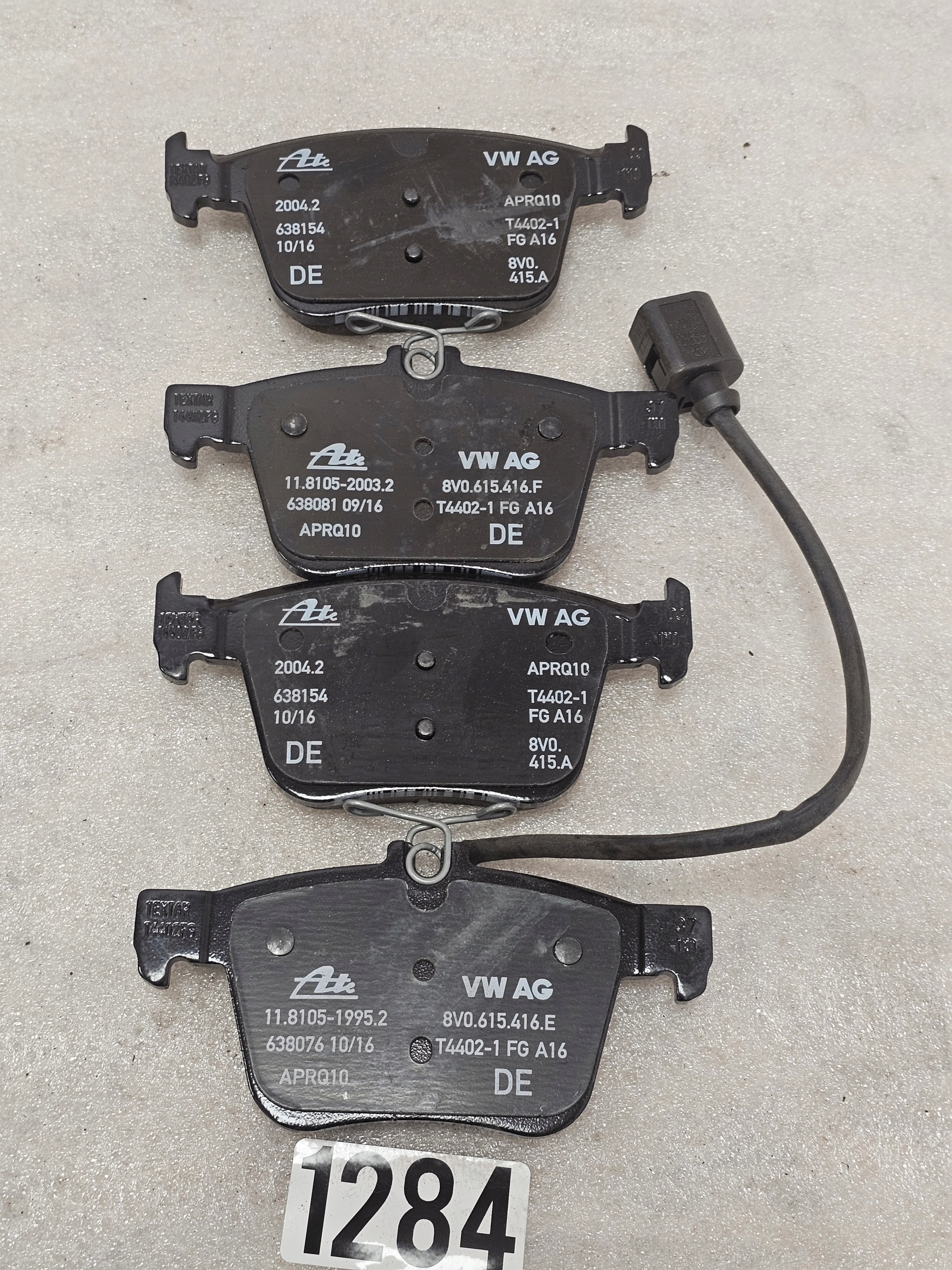Klocki Audi RS3 8V RSQ3 TTRS TYŁ OEM - galeria