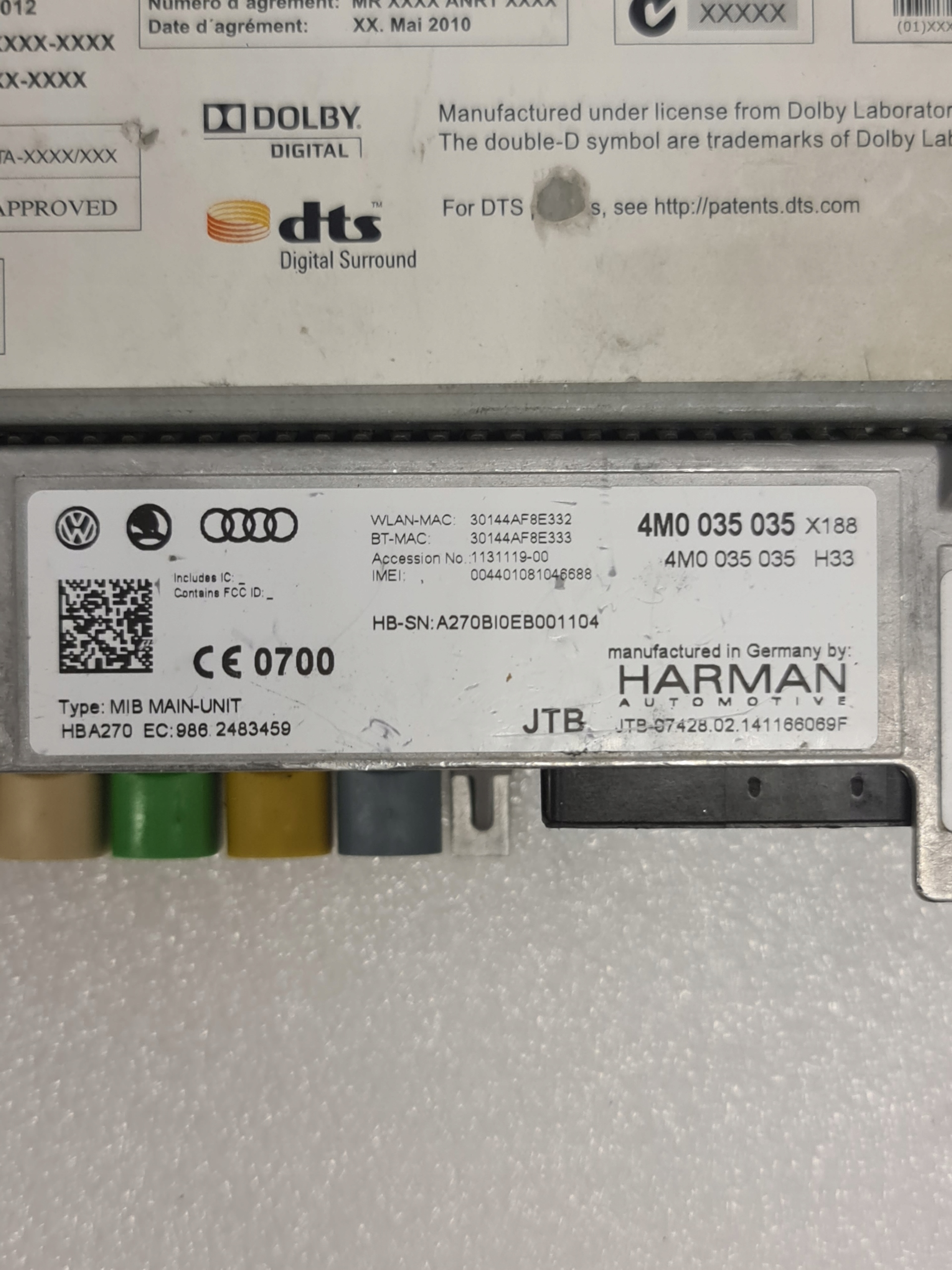 Audi Q7 4M Nawigacja Multimedia MIB2 High Harman - galeria