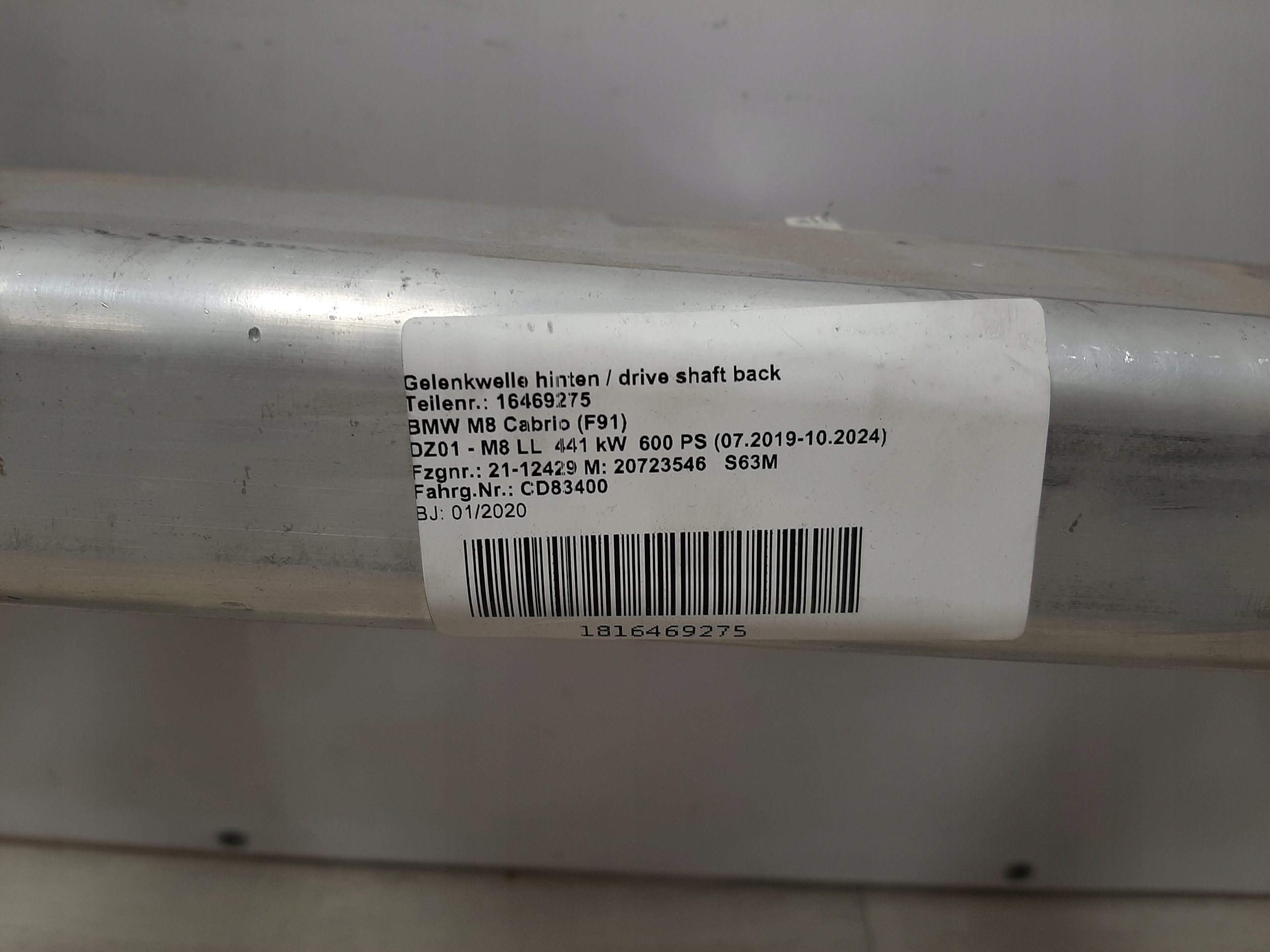 Belka zawieszenia Wózek Sanki Tył BMW M5 M8 F90 F91 F92 F93 - galeria
