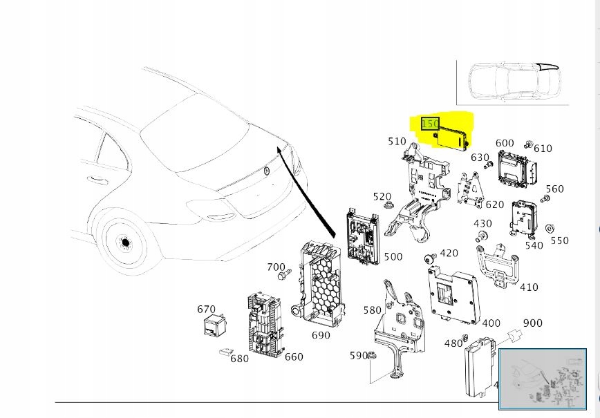 Moduł Sterownik Keyless GO Mercedes W205 W213 W222 W253 W257 W290 - galeria