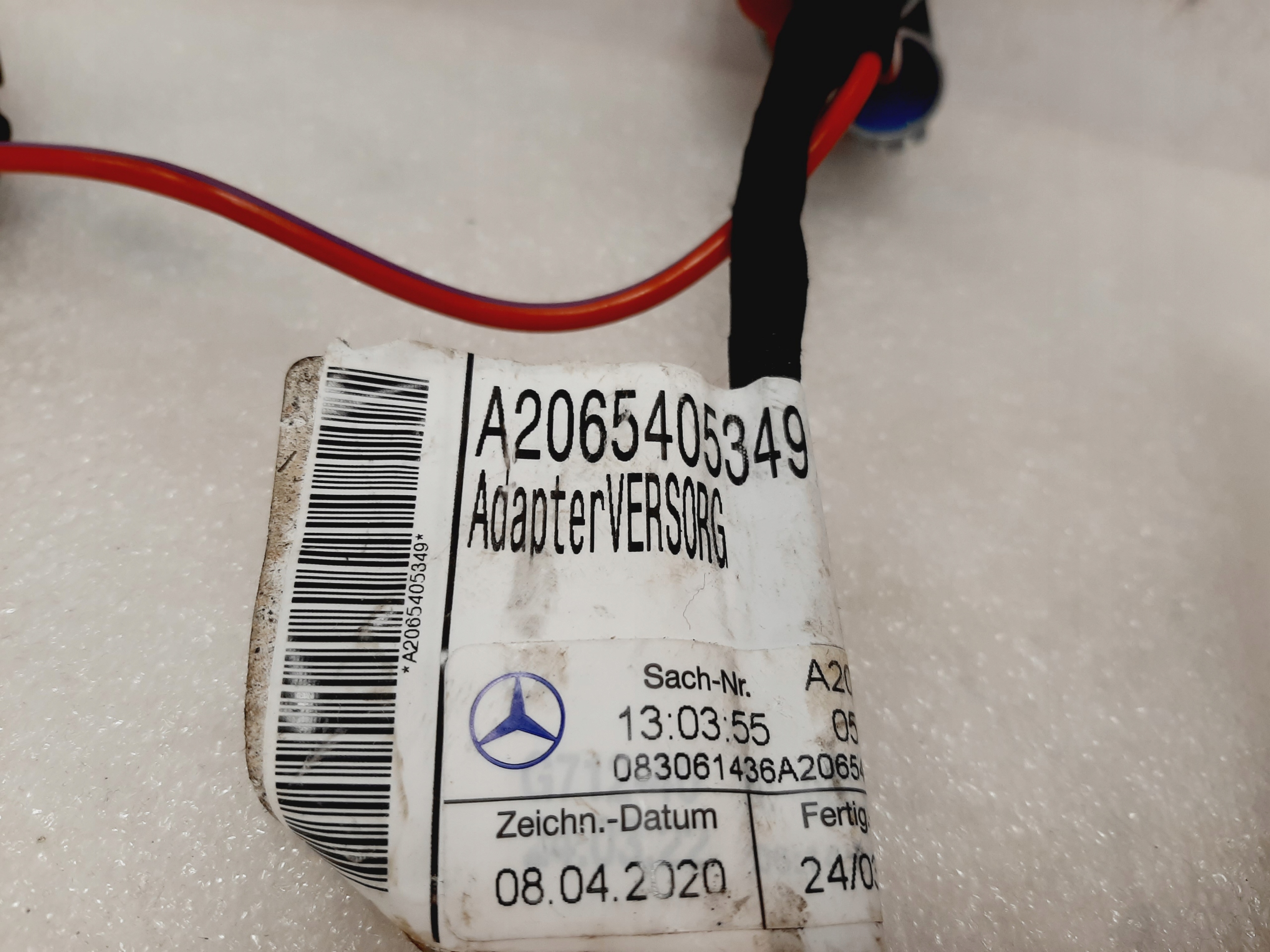 Wiązka Przewód Elektrczny Mercedes W206 - galeria