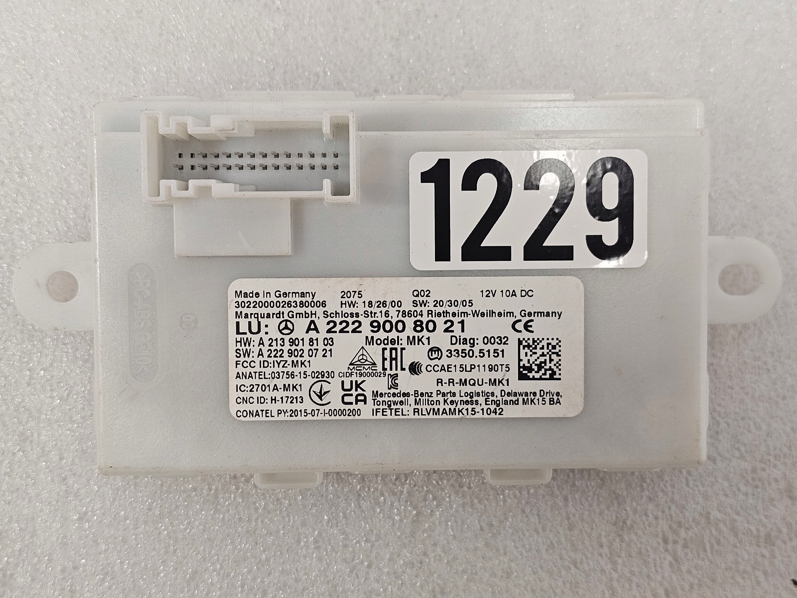 Moduł Sterownik Keyless GO Mercedes W213 W238 W253 W257 W290 - galeria