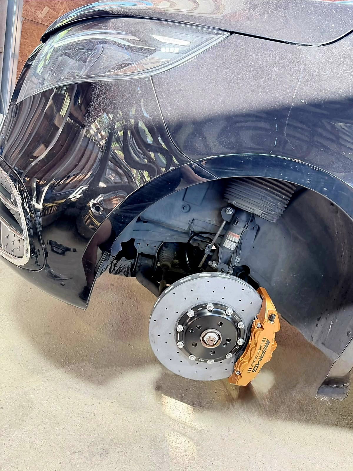 Hamulce Mercedes W447 V Tarcze Ceramika Zestaw BigBrake 390 CCB - galeria