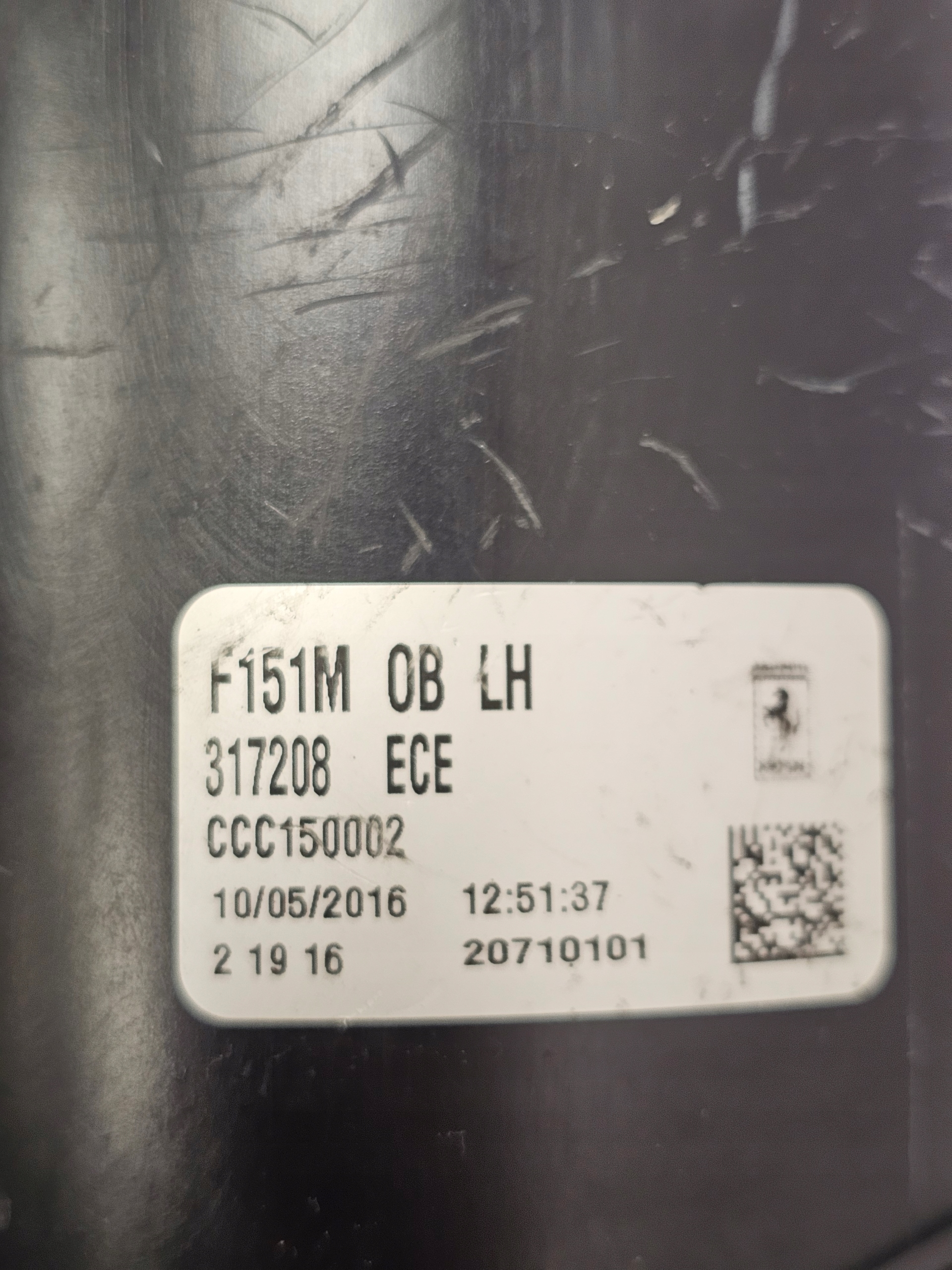 Lampa Tylna Tył Ferrari GTC4 812 F8 LEWA Zewnętrzna - galeria