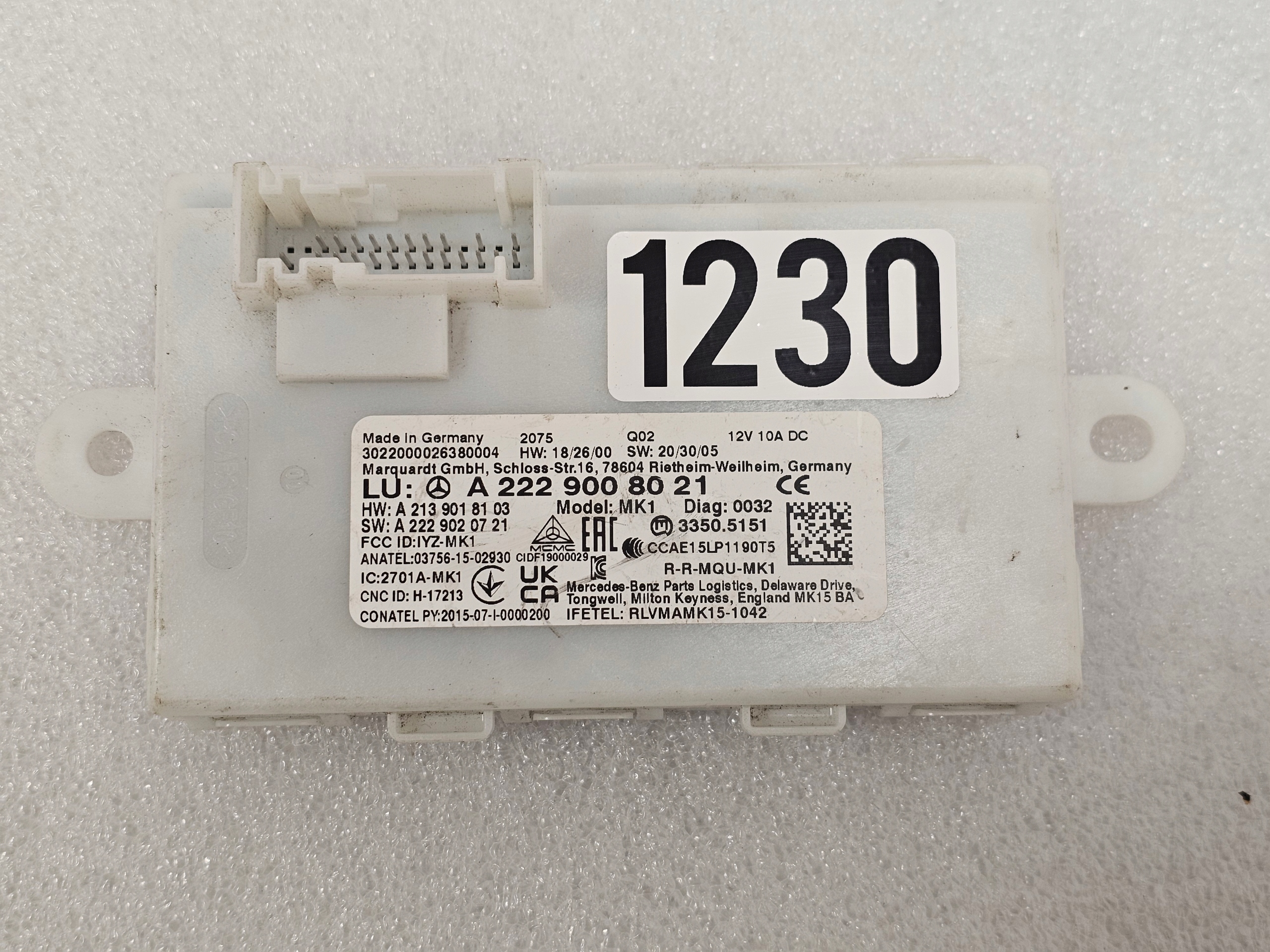 Zdjęcie produktu Moduł Sterownik Keyless GO Mercedes W213 W238 W253 W257 W290 W222