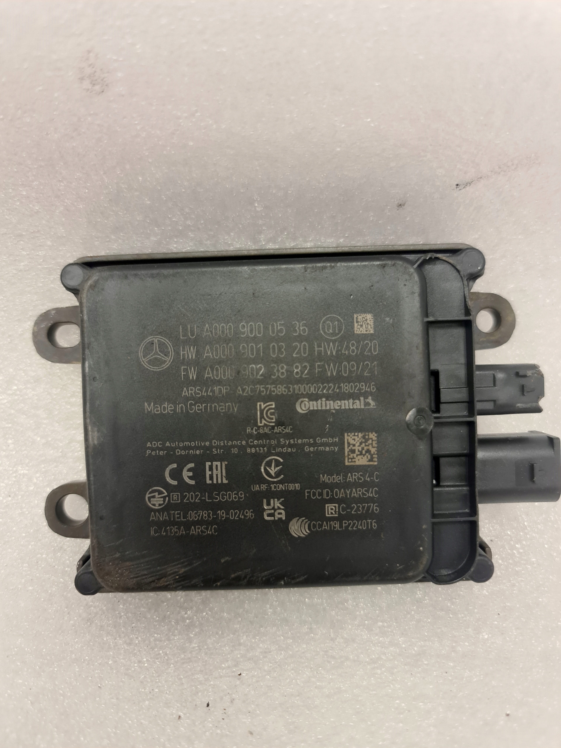 Zdjęcie produktu Radar Mercedes ACC A0009000536 Distronic W206 W223