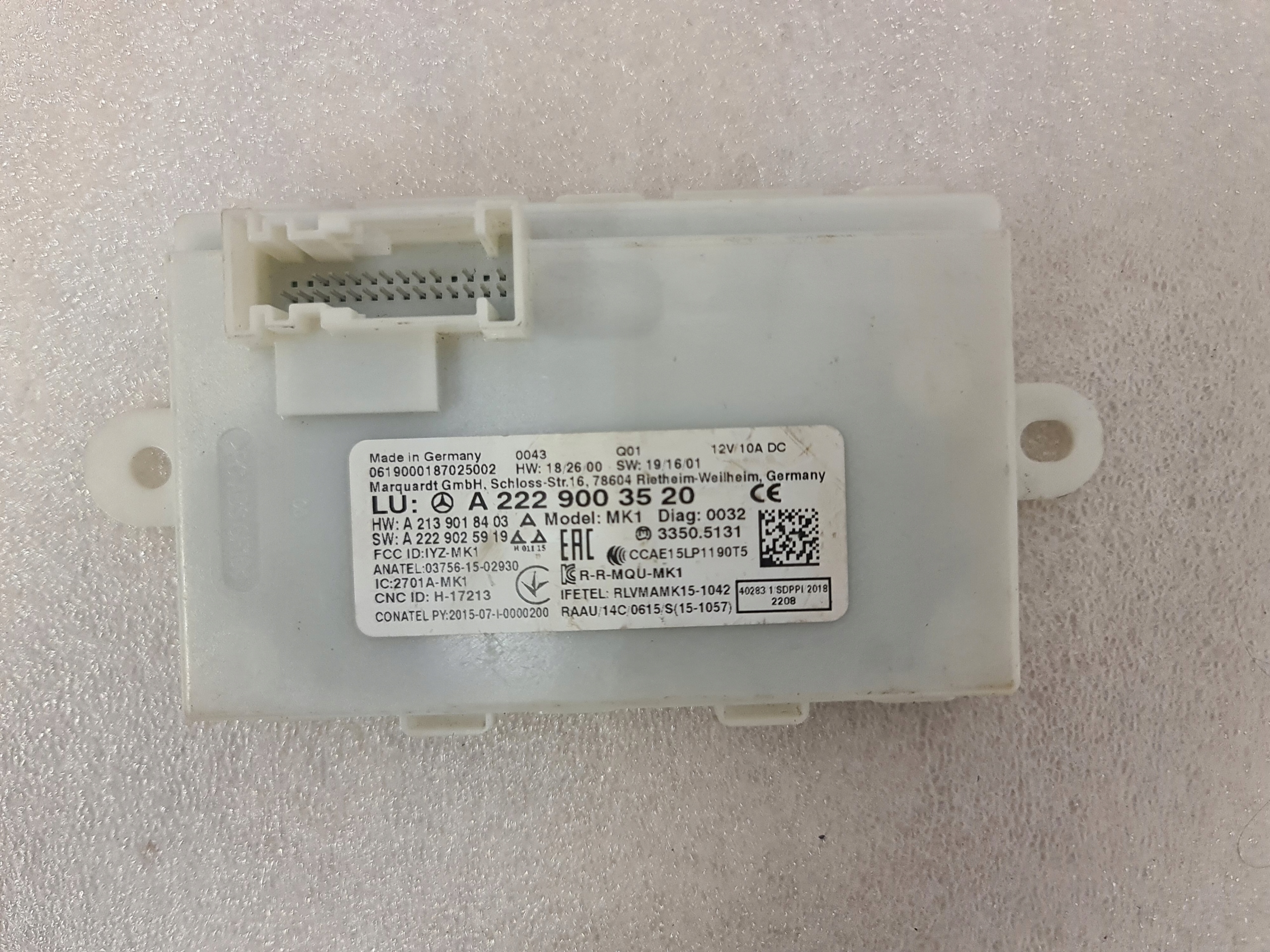 Zdjęcie produktu Moduł Sterownik Keyless GO Mercedes W205 W213 W222