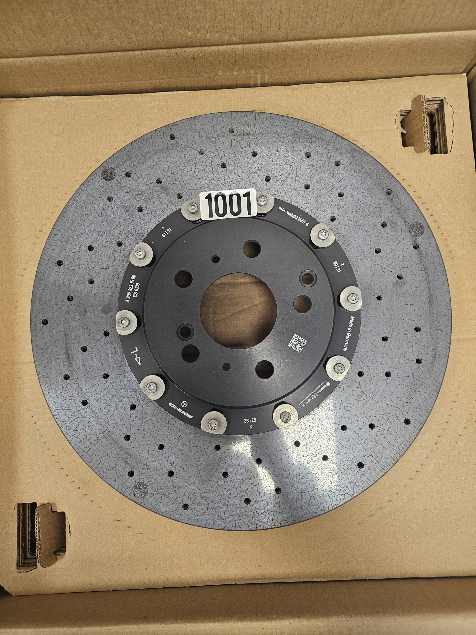 Zdjęcie produktu Tarcza CERAMICZNA Mercedes W223 W232 Tył Tylna LEWA Rear Brake Disc LEFT