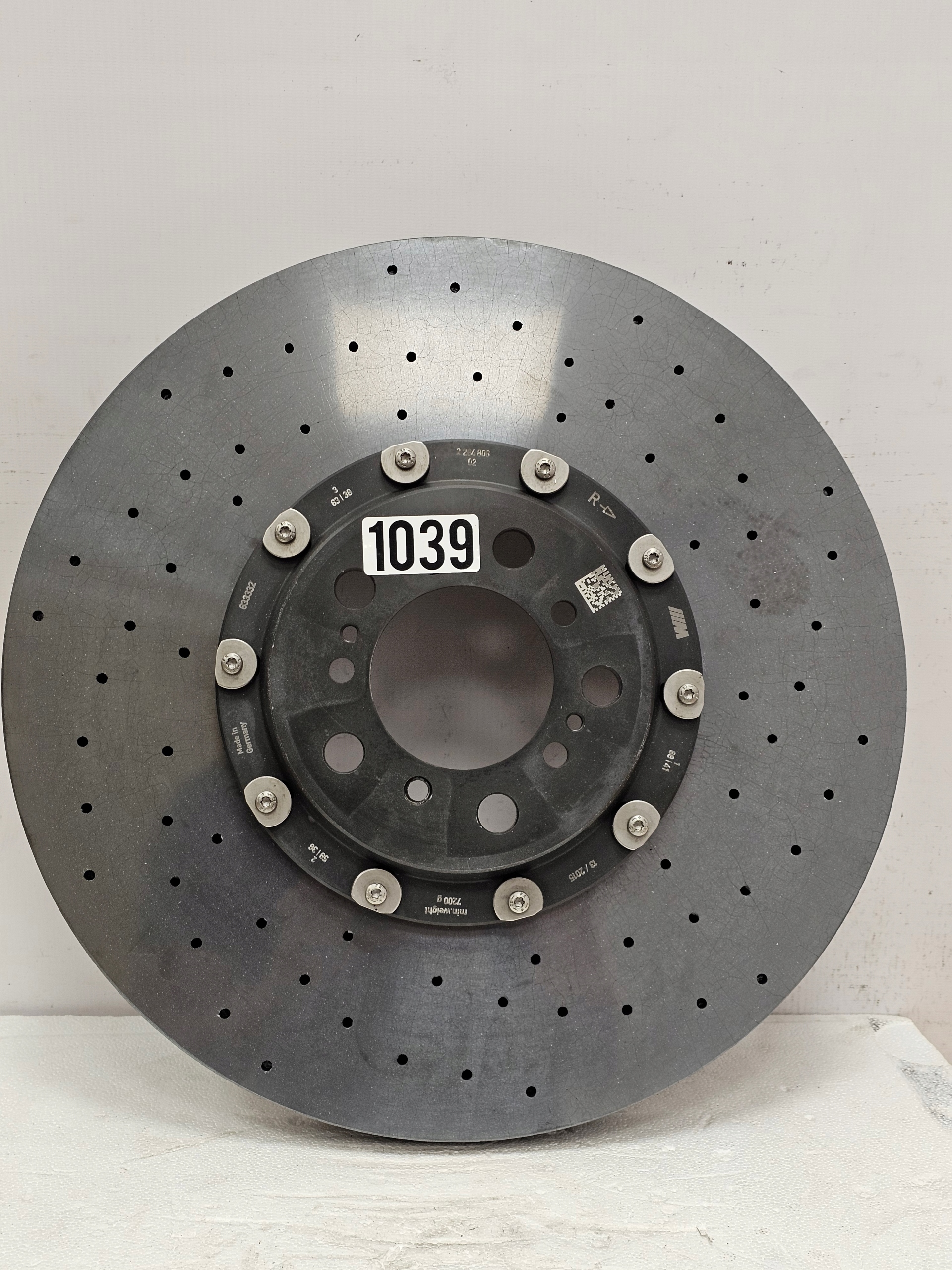 Zdjęcie produktu Tarcza ceramiczna BMW M2 F87 M3 F80 M4 F82 F83 Przód Przednia PRAWA