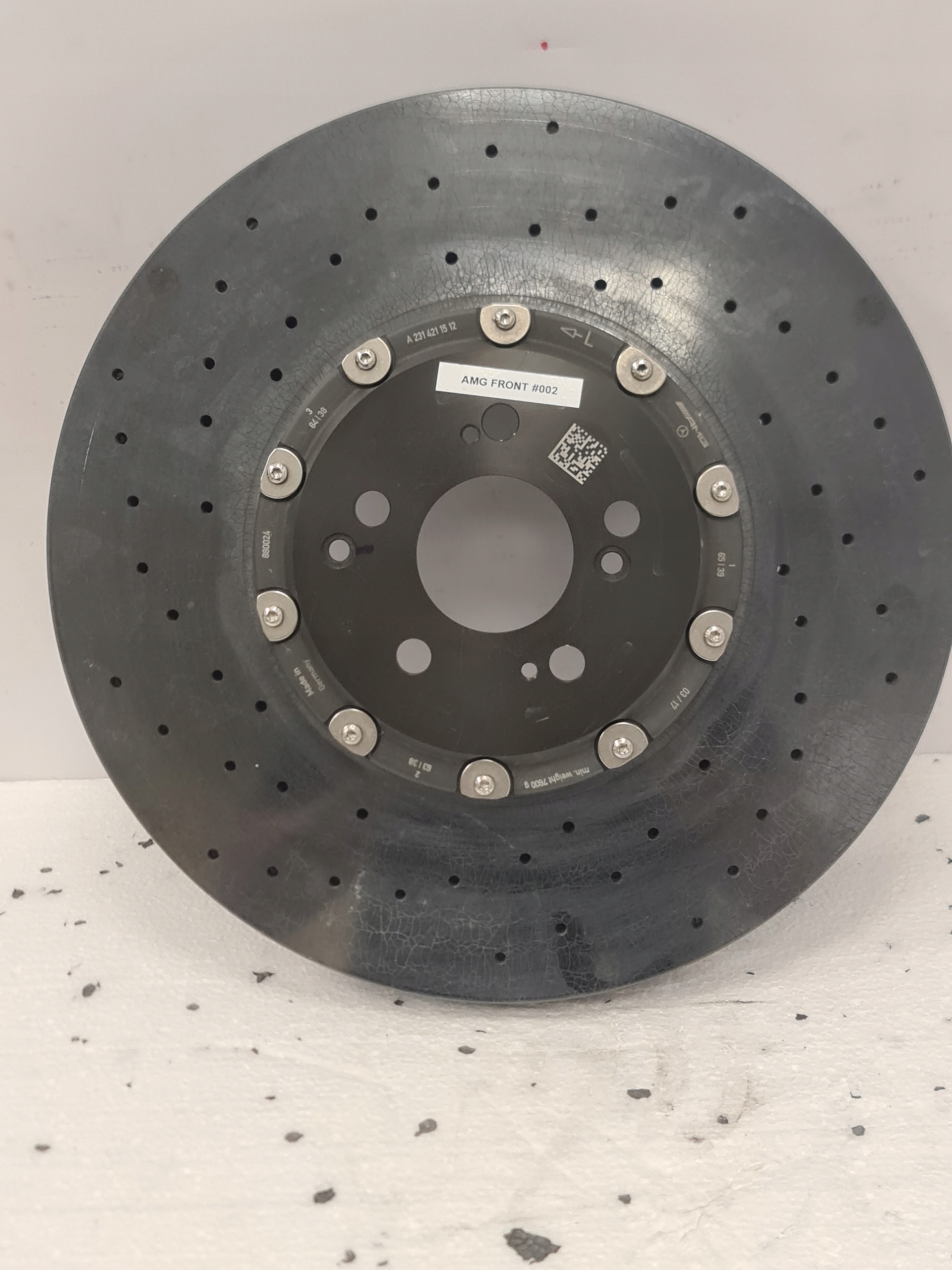 Zdjęcie produktu Tarcza CERAMICZNA Mercedes AMG Przód LEWA W213