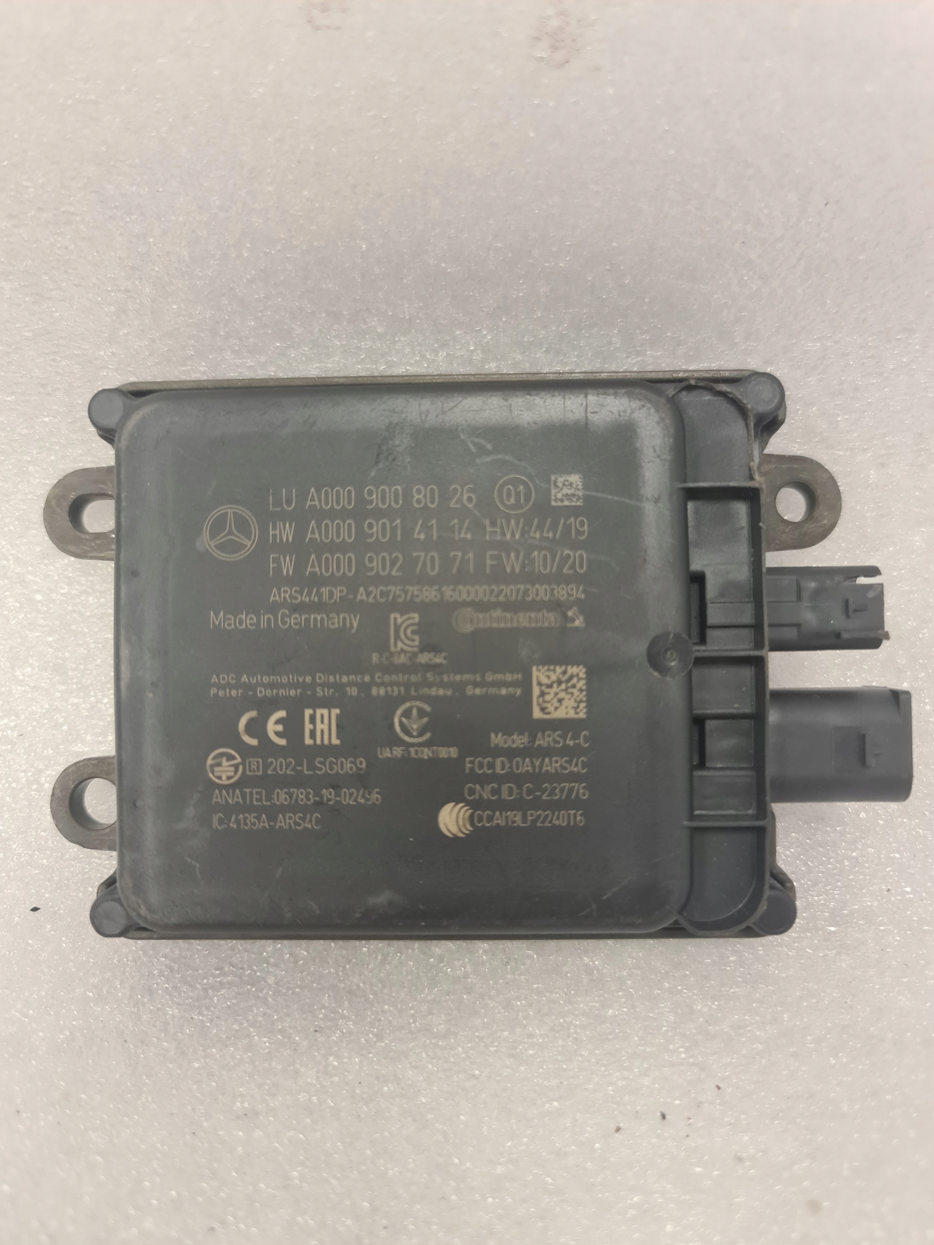 Zdjęcie produktu Radar Mercedes ACC A000 900 80 26 Distronic W206