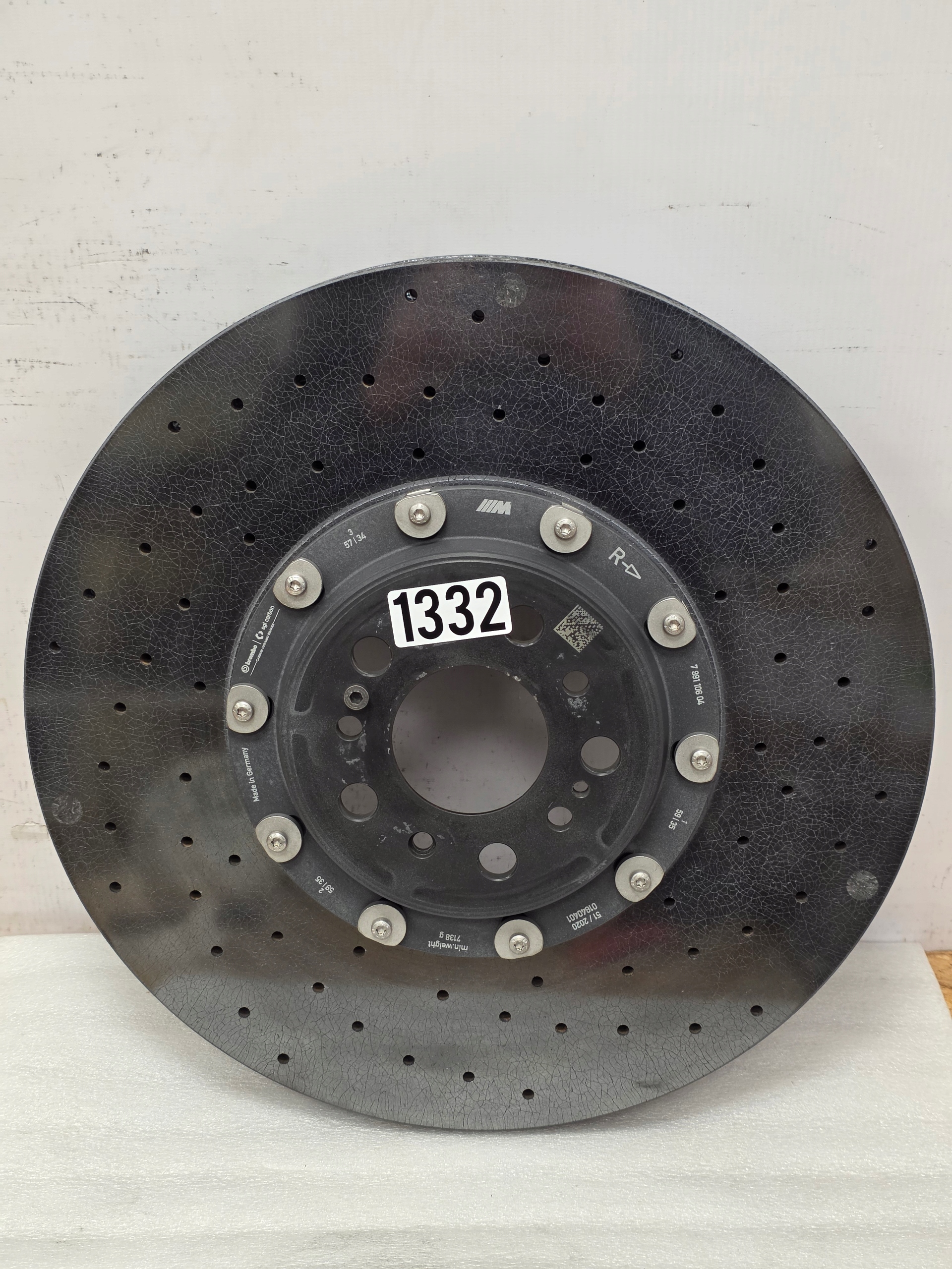 Zdjęcie produktu Tarcza CERAMICZNA BMW M5 F90 M8 Przód Prawa OEM