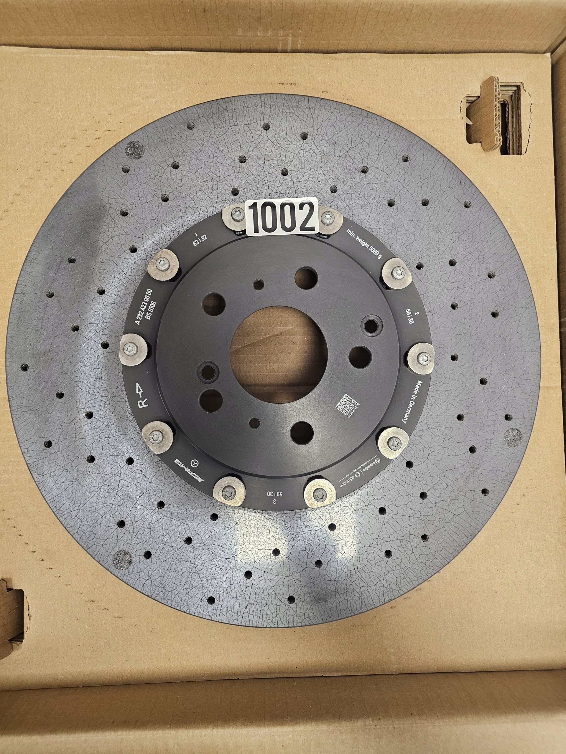 Zdjęcie produktu Tarcza CERAMICZNA Mercedes W223 W232 Tył Tylna PRAWA Rear Brake Disc RIGHT