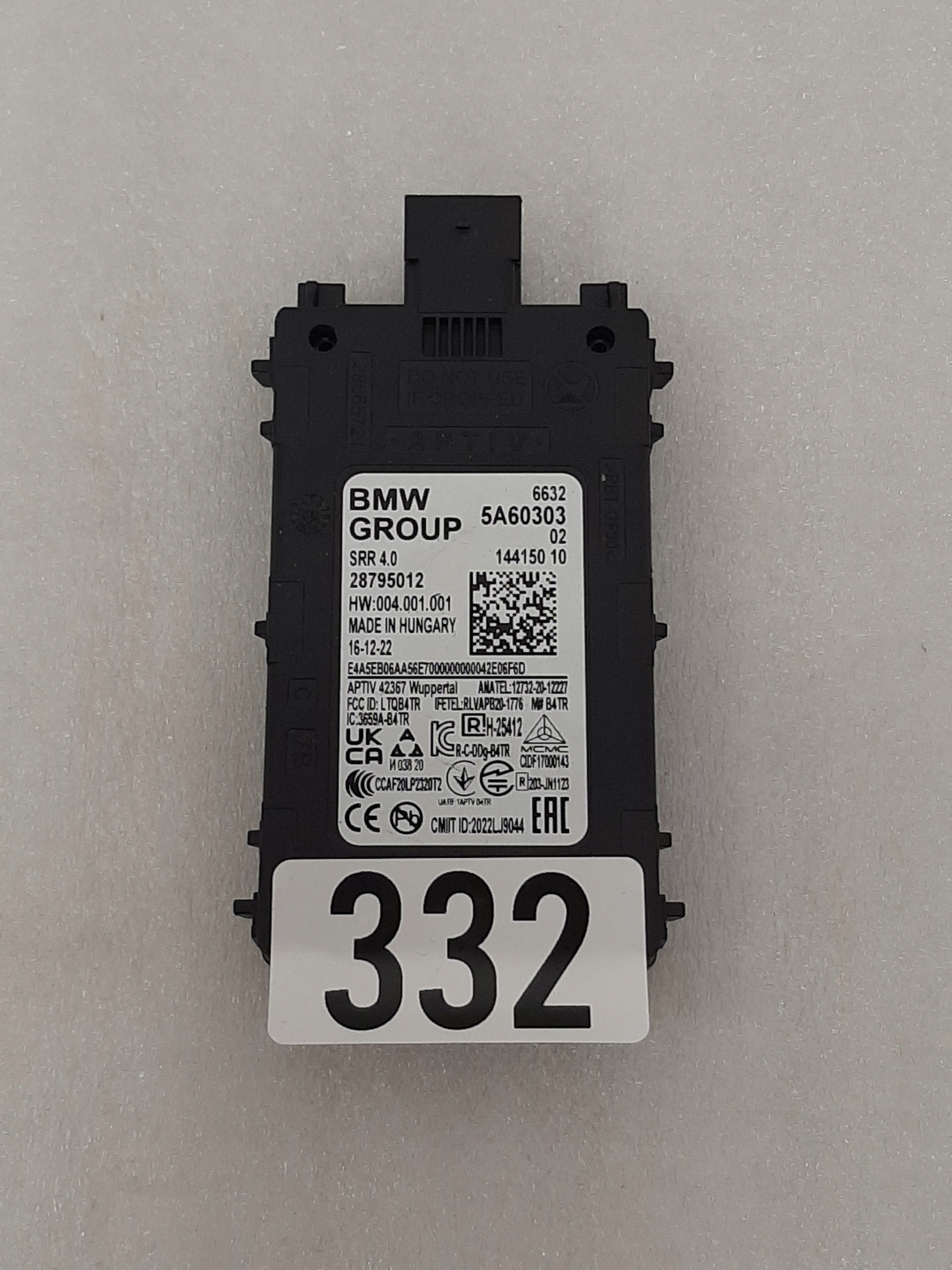 Radar Asystent Czujnik Pasa BMW 7 5A60303 G70 U11 G05 G06
