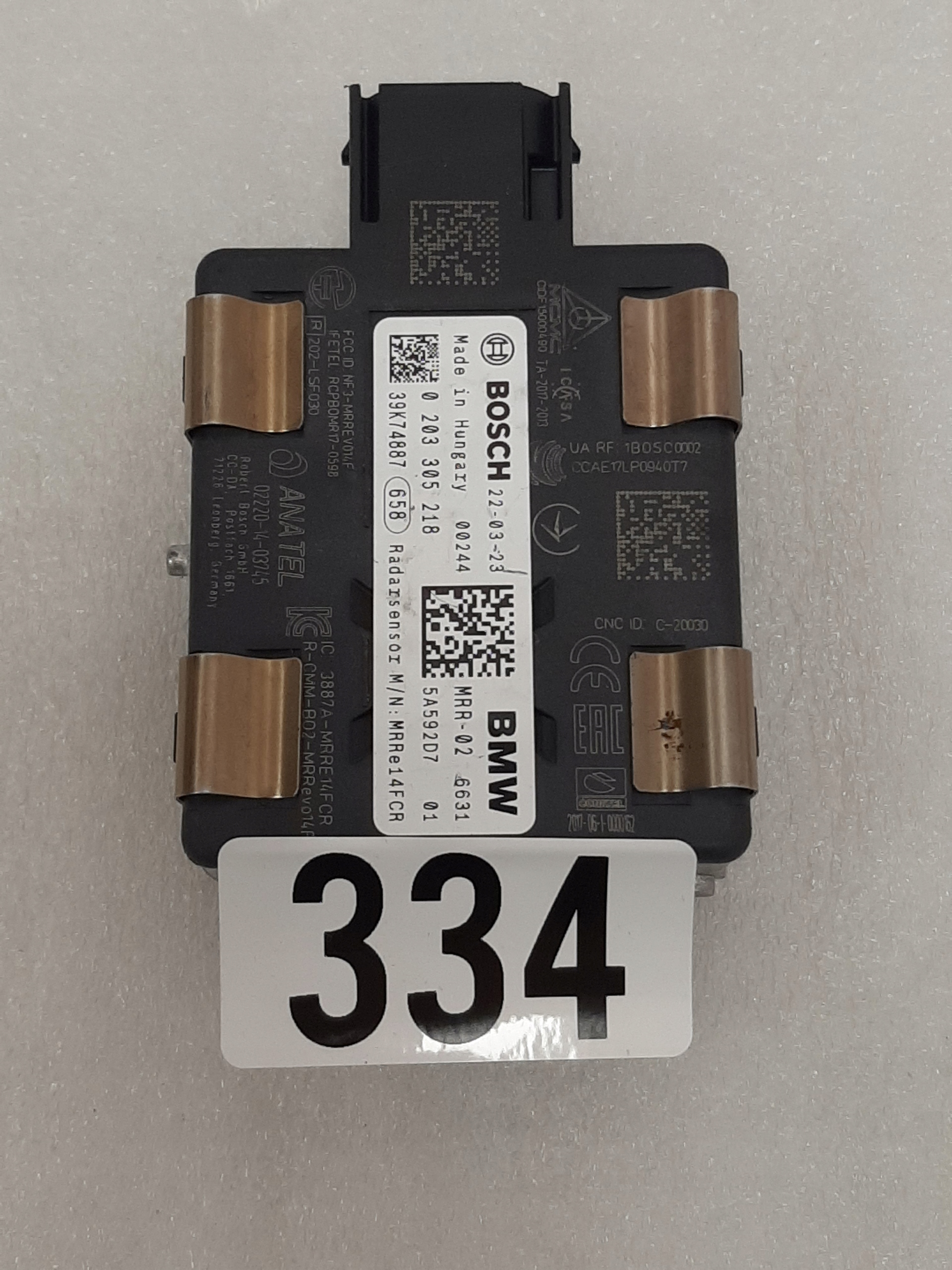 Radar Czujnik ACC BMW G20 F40 G05 G06 G01 G02 G22 G29 5A592D7