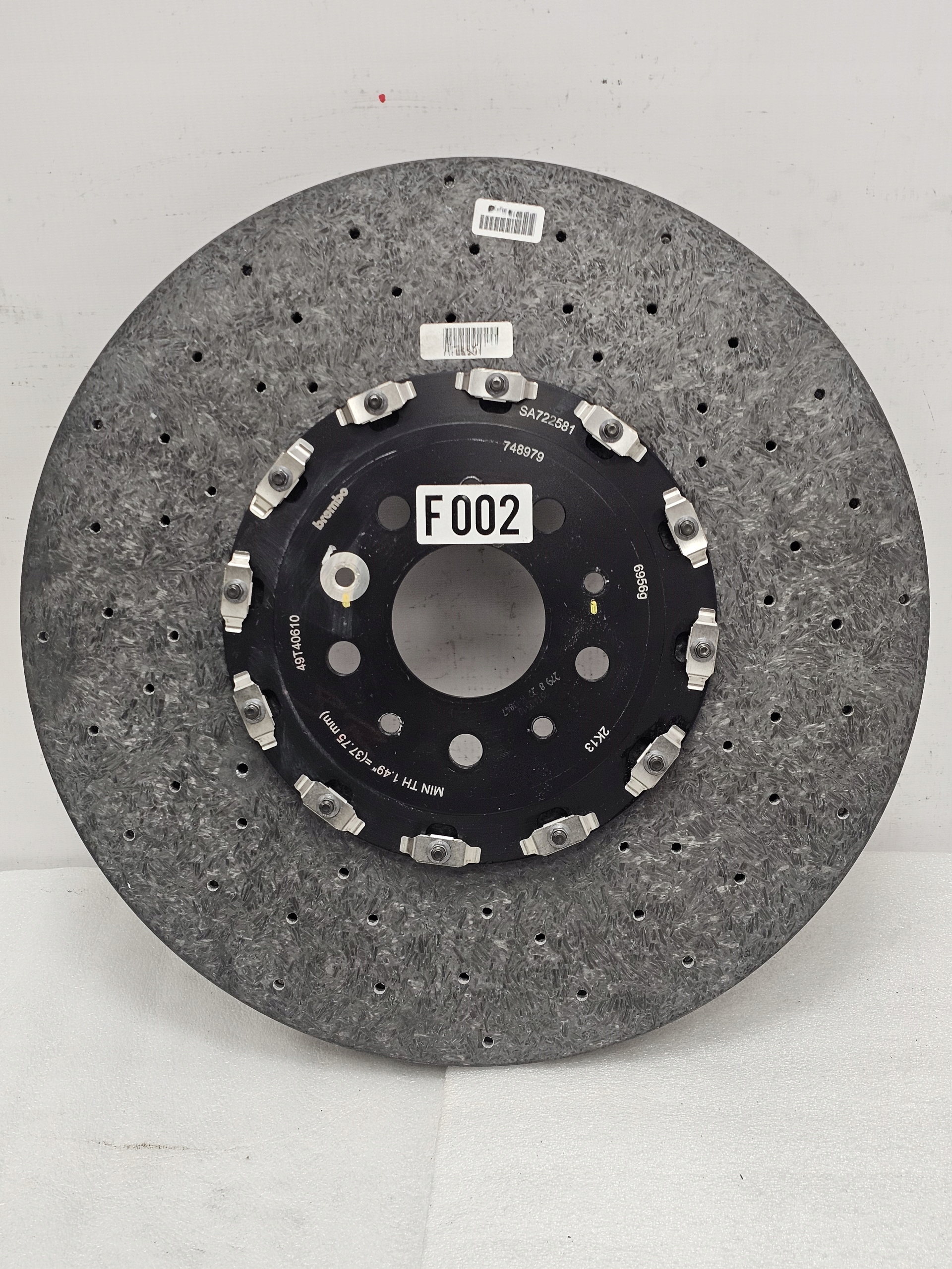 Tarcza CERAMICZNA Ferrari PRZÓD Purosangue NOWA 748979