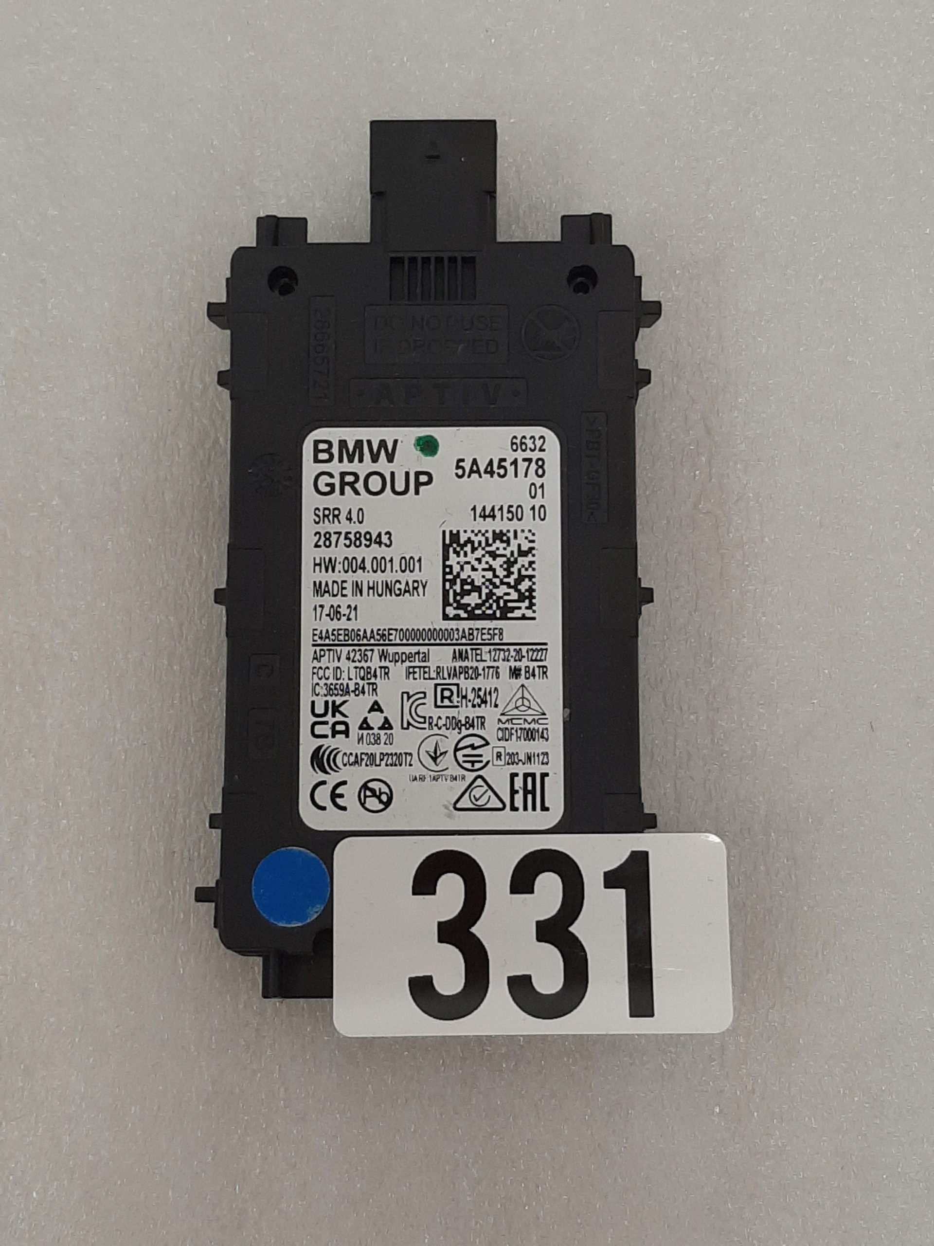 Radar Asystent Czujnik Pasa BMW 7 5A45178 G70 G07 G09