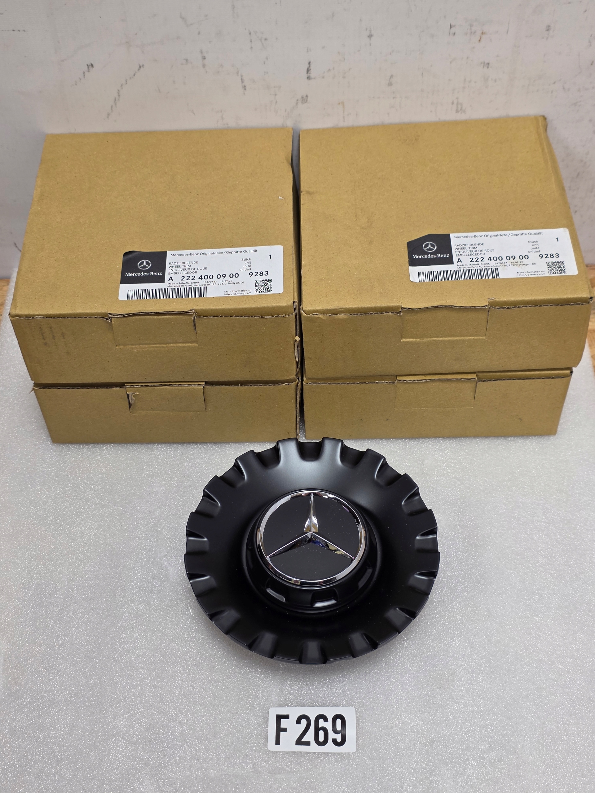 Dekielki Dekielek Nakładka Ozdobna Piasty Mercedes W222 W223 A0004001900