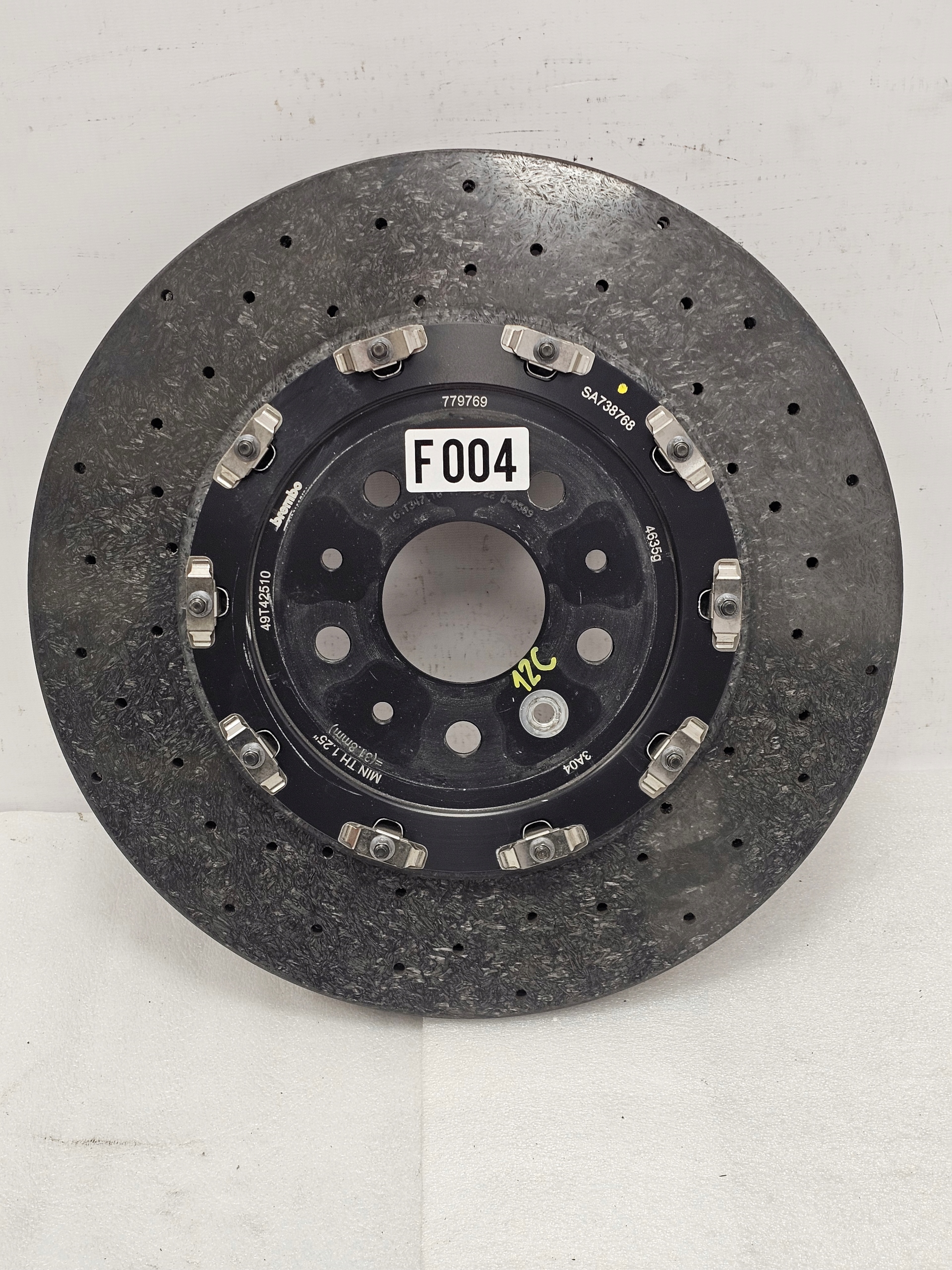 Tarcza CERAMICZNA Ferrari TYŁ 12Cilindri