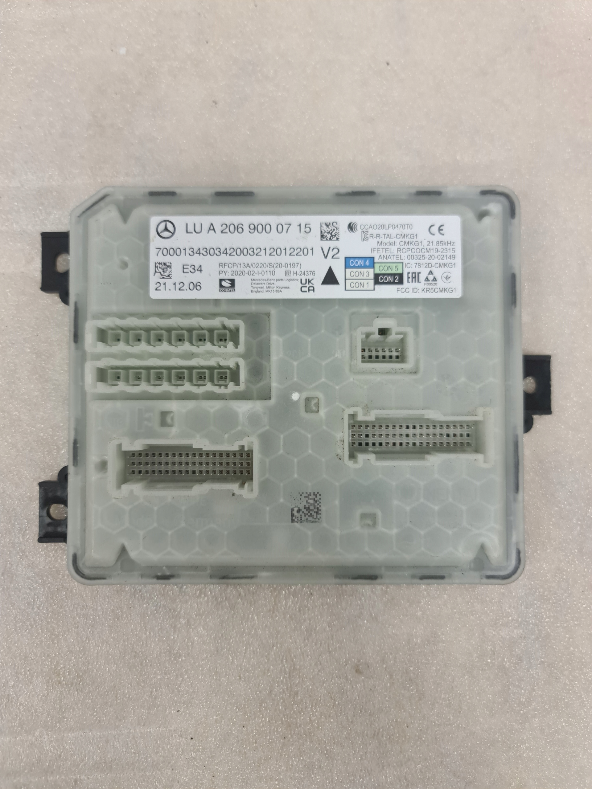 Moduł stacyjki Sterownik Mercedes W206 A2069000715 - galeria