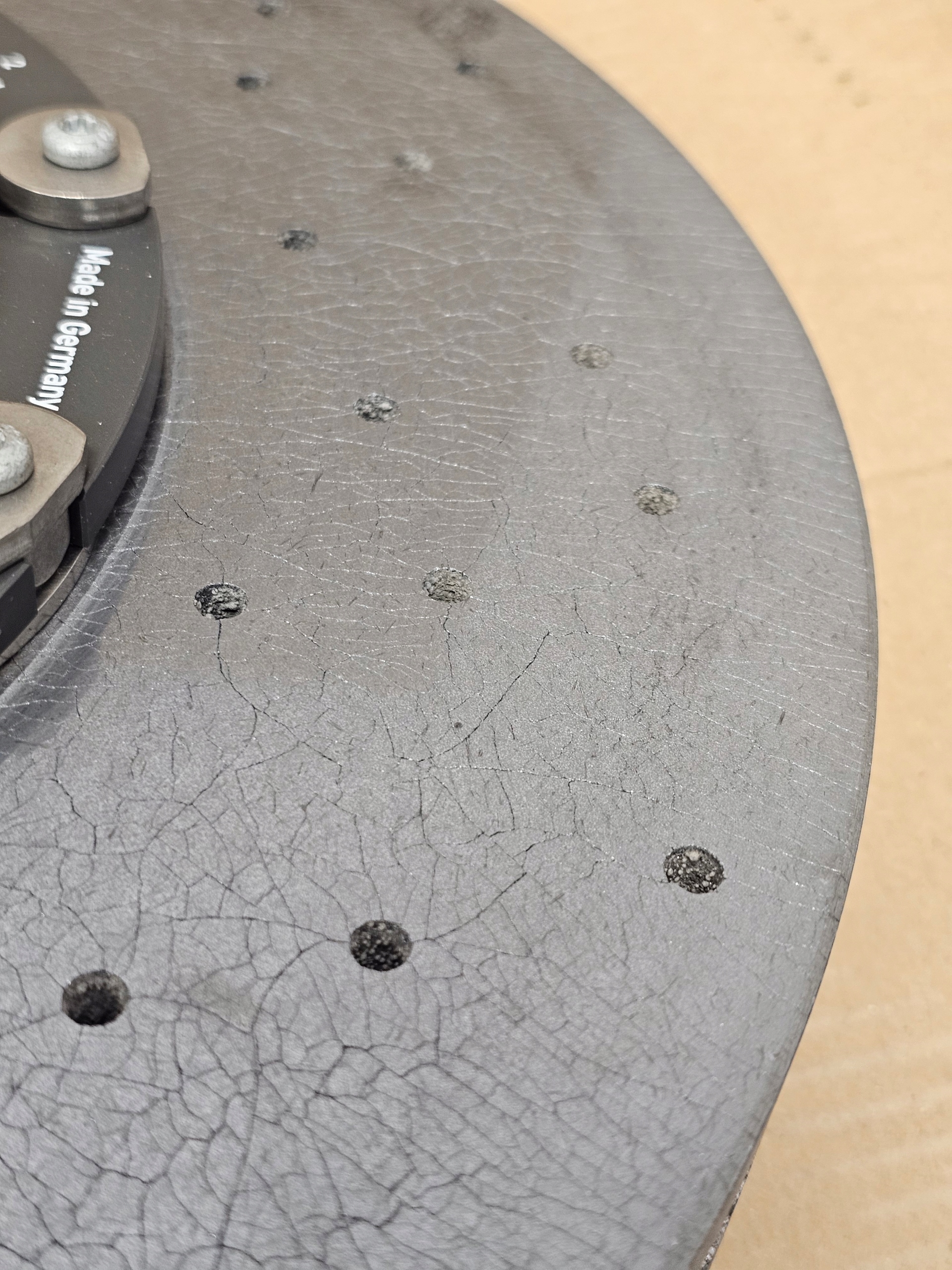 Tarcza CERAMICZNA Mercedes W223 W232 Tył Tylna LEWA Rear Brake Disc LEFT - galeria
