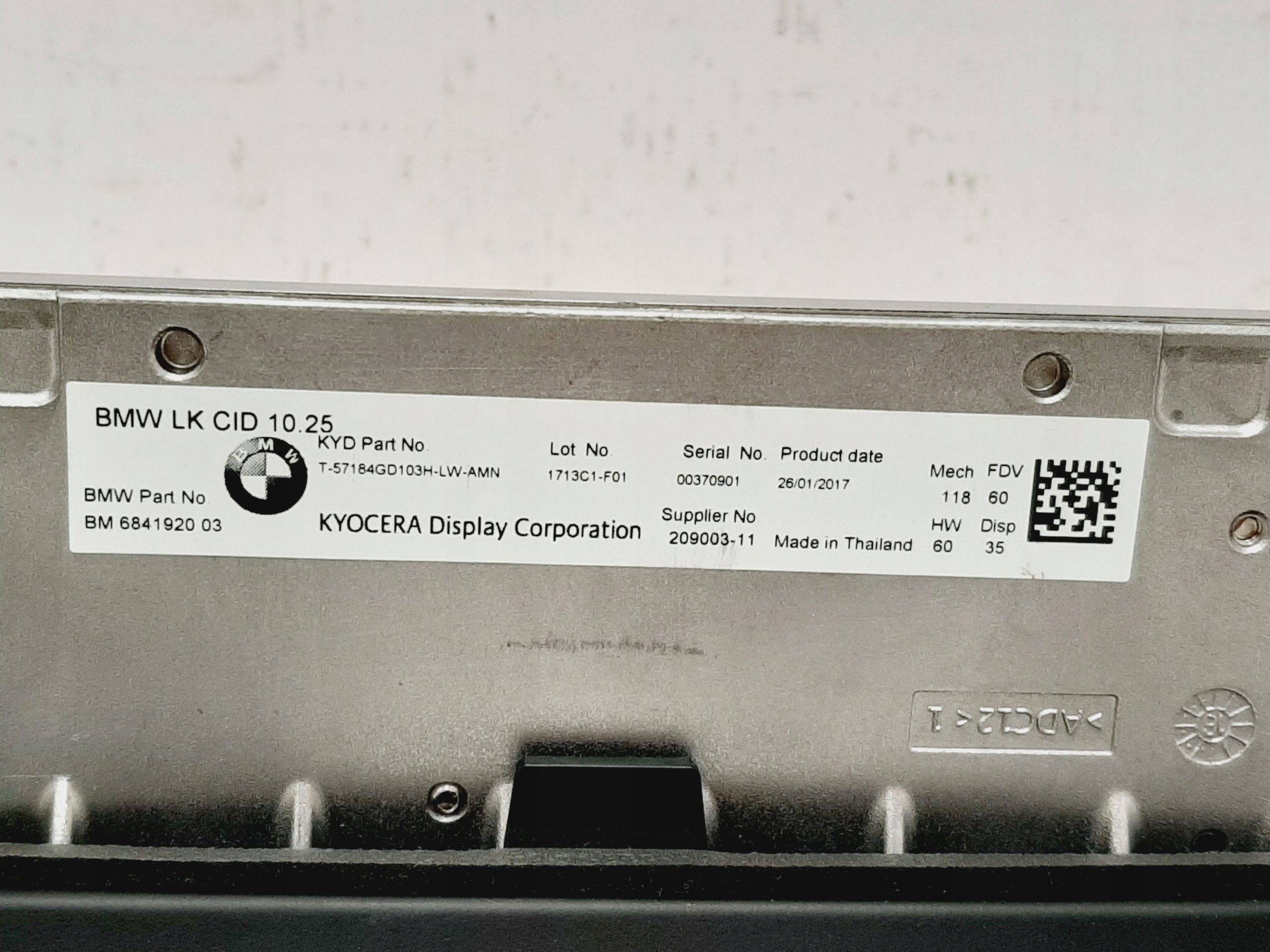 Wyświetlacz Monitor centralny 10.25" BMW X3 G01 X4 G02 - galeria