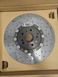 Tarcza CERAMICZNA Mercedes W223 W232 Tył Tylna LEWA Rear Brake Disc LEFT - galeria