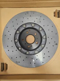 Tarcza CERAMICZNA Mercedes W223 W232 Tył Tylna LEWA Rear Brake Disc LEFT - galeria